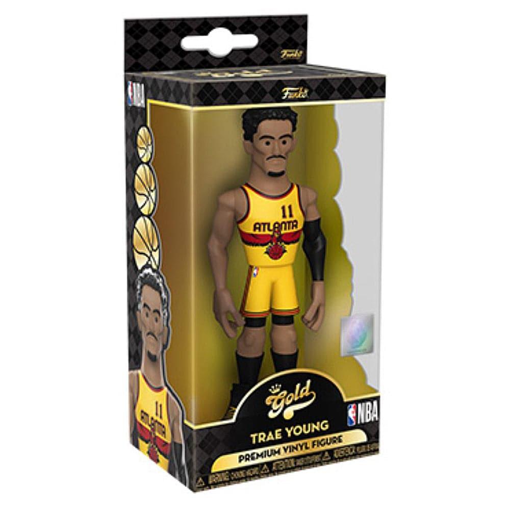 Funko Figures Trae Young Atlanta Hawks Funko NBA 5" Alt Vinyl Gold Figure - Yellow
