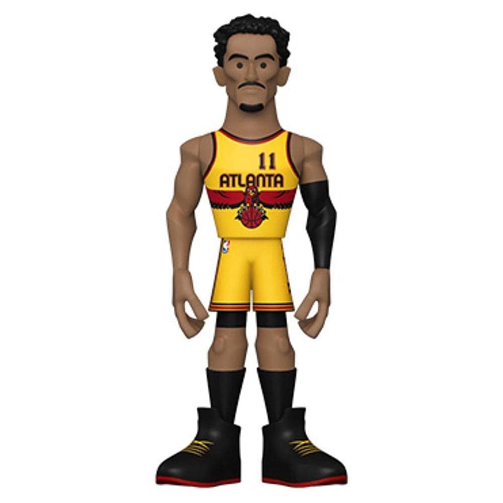Funko Figures Trae Young Atlanta Hawks Funko NBA 5" Alt Vinyl Gold Figure - Yellow