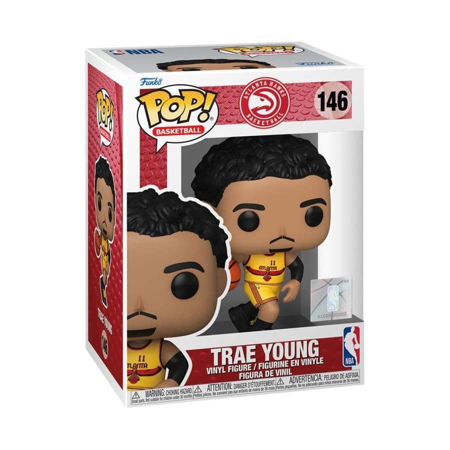 Funko Figures Trae Young Atlanta Hawks Funko NBA City Edition Pop 3.75" Figure - Yellow