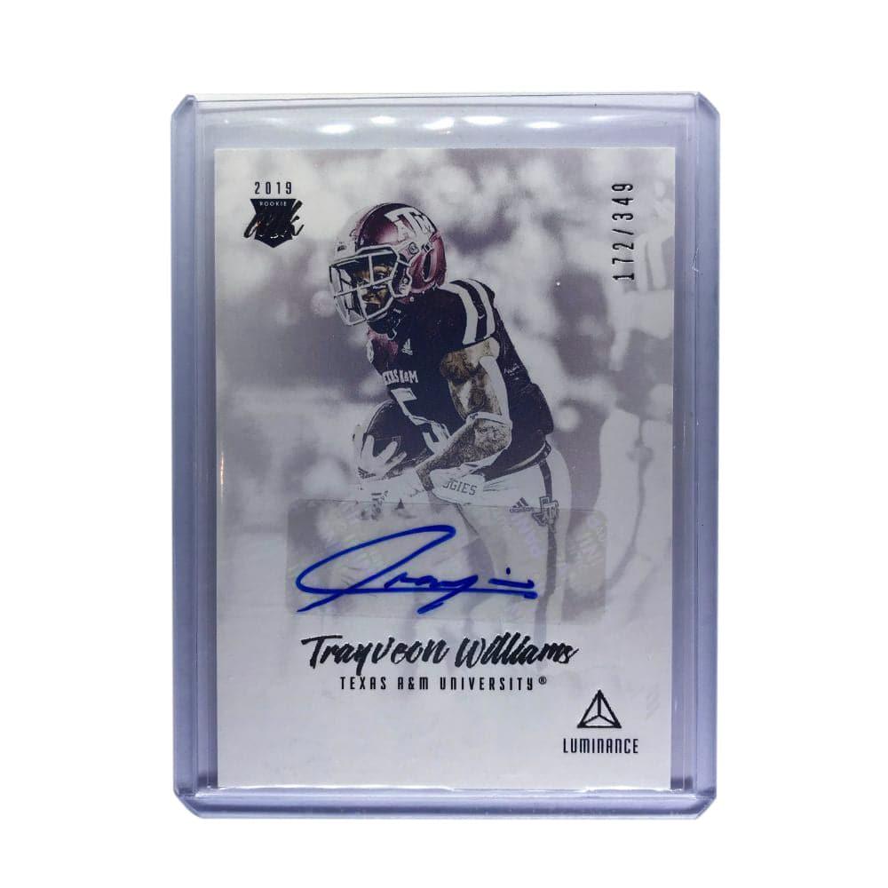 Panini Cards Trayveon Williams Cincinnati Bengals 2019 Panini Luminance NFL Auto Rookie Ink Card
