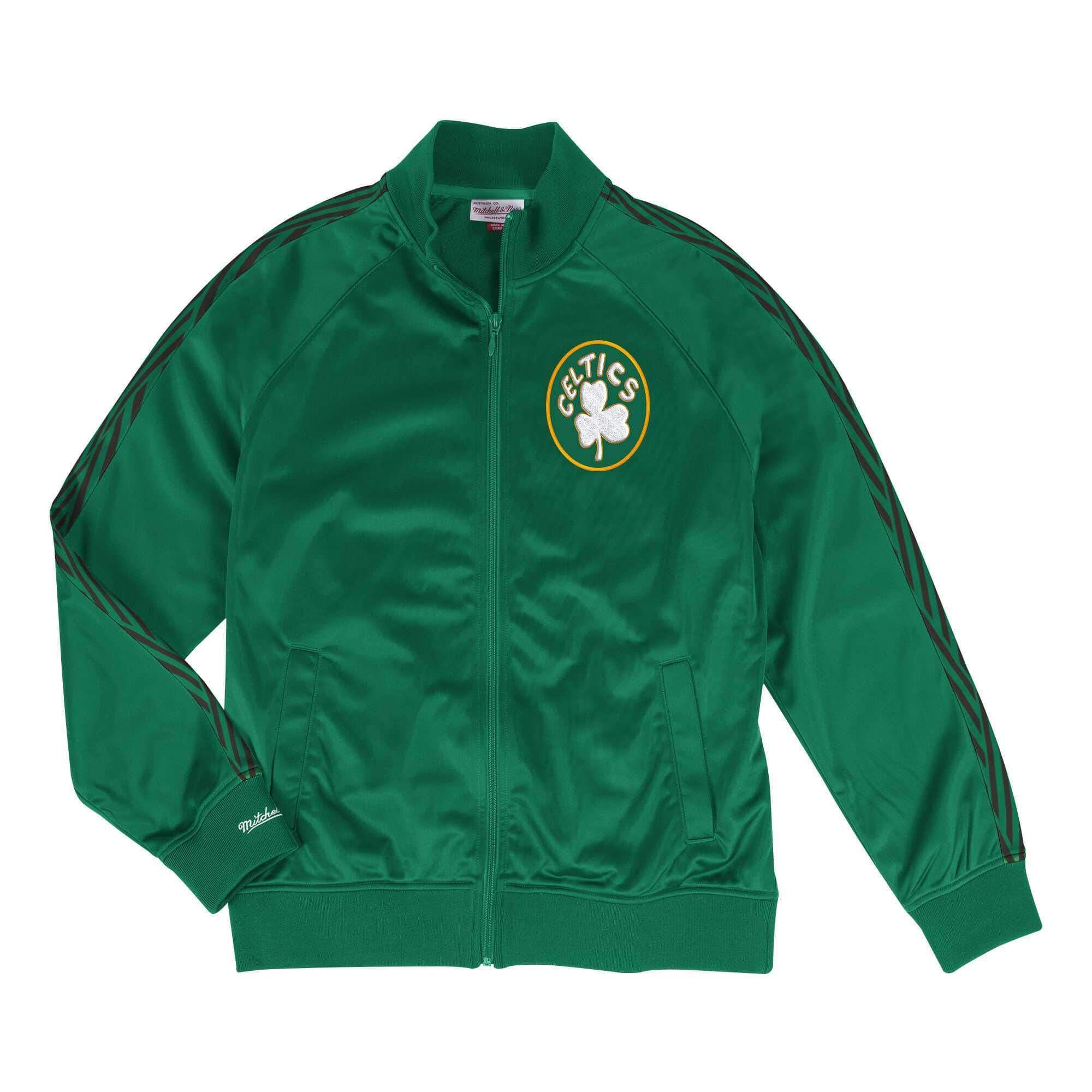 Boston Celtics Mitchell & Ness NBA HWC Track Jacket - Green