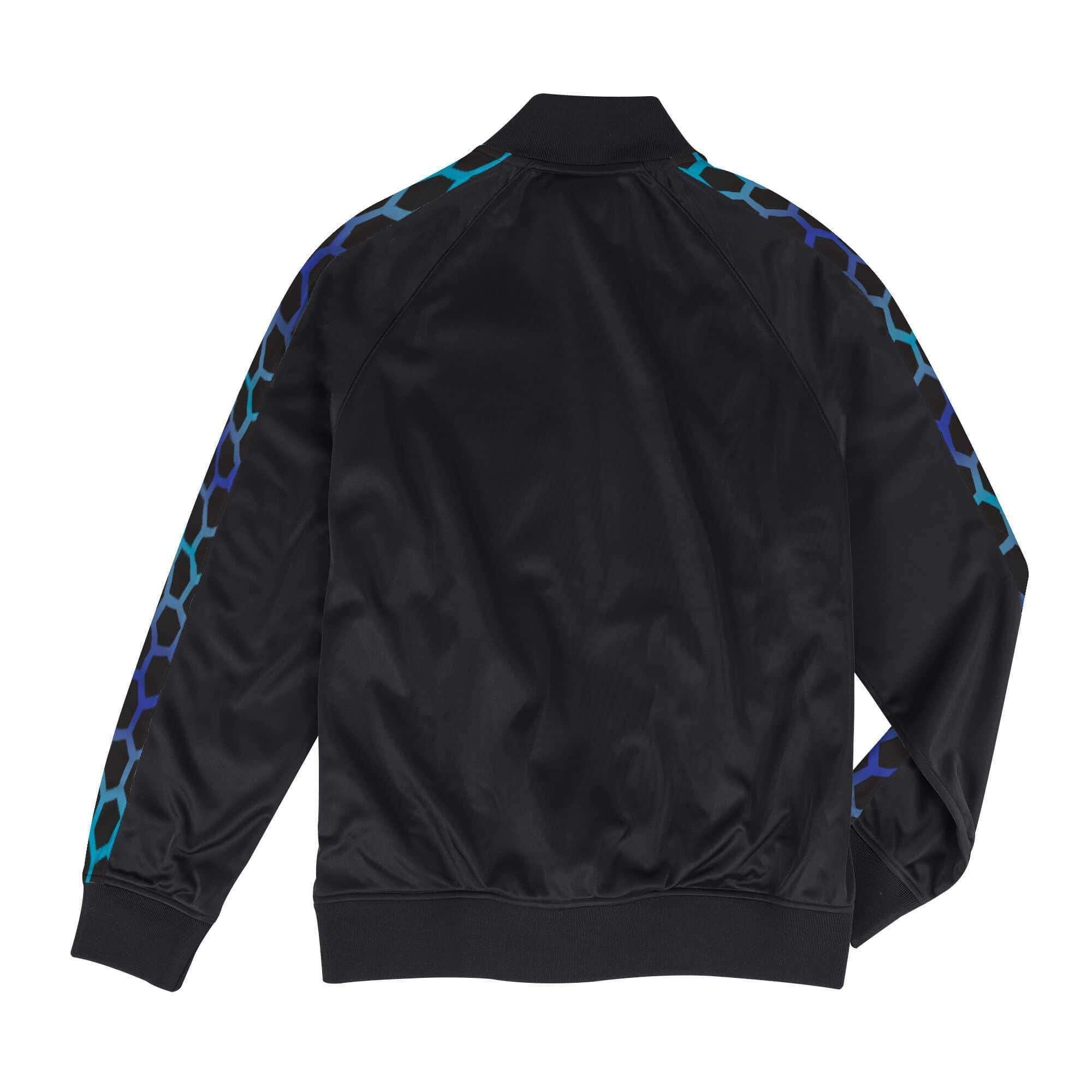 Charlotte Hornets Mitchell & Ness NBA HWC Track Jacket - Black