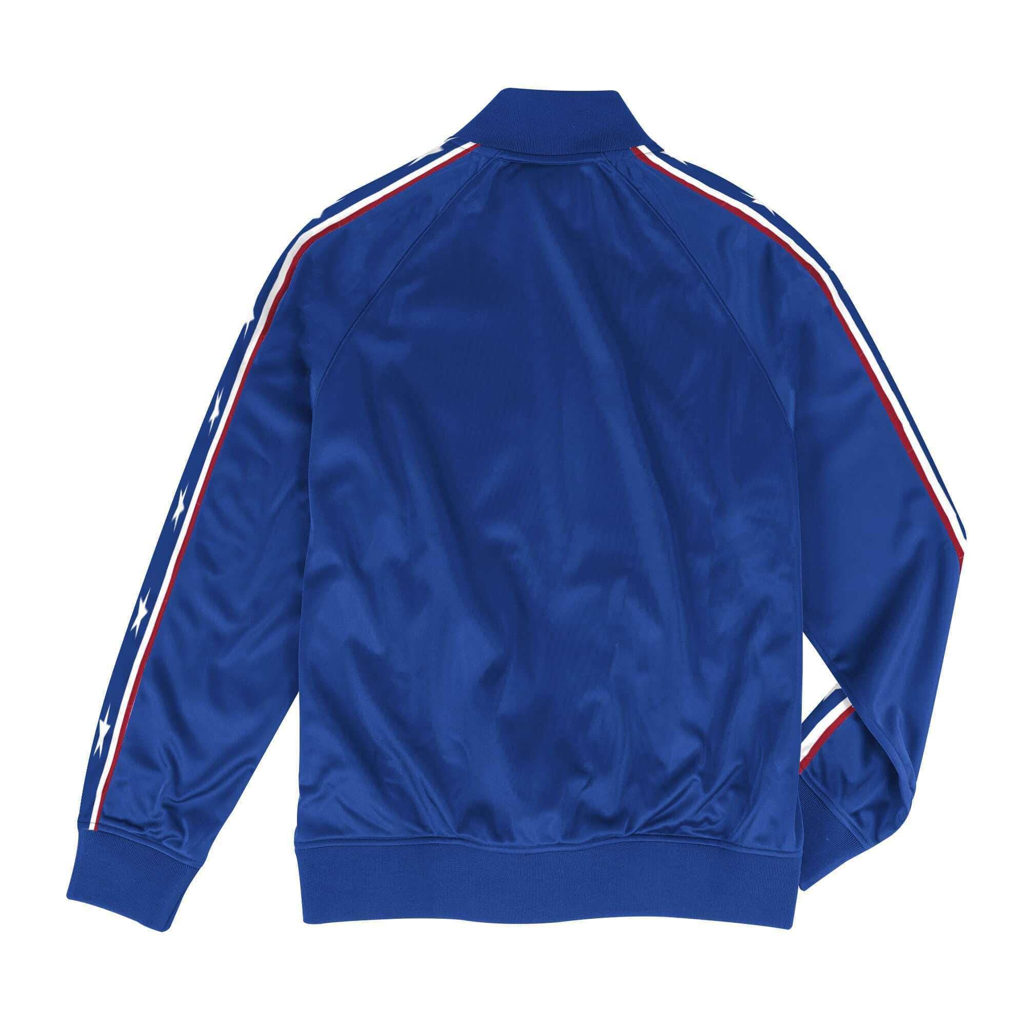 Philadelphia 76ers Mitchell & Ness NBA HWC Track Jacket - Blue