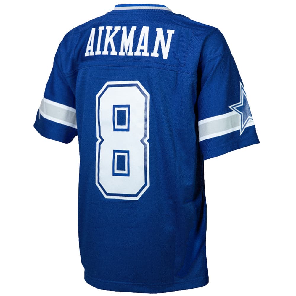 Mitchell And Ness Jerseys Troy Aikman Dallas Cowboys 96-97 Mitchell & Ness NFL Throwback Legacy Jersey - Navy