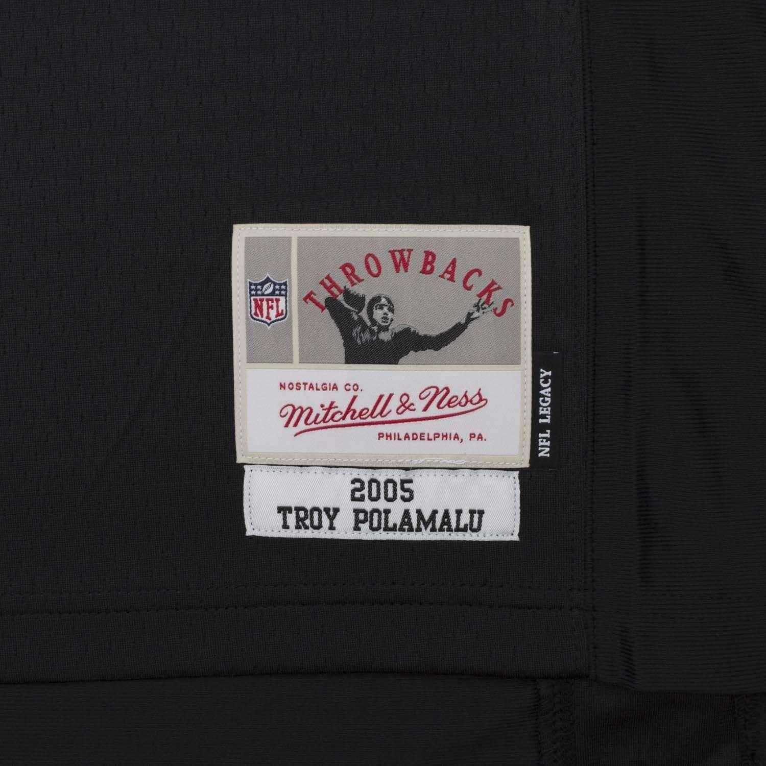 Mitchell And Ness Jerseys Troy Polamalu Pittsburgh Steelers Mitchell & Ness NFL 05 Legacy Jersey - Black