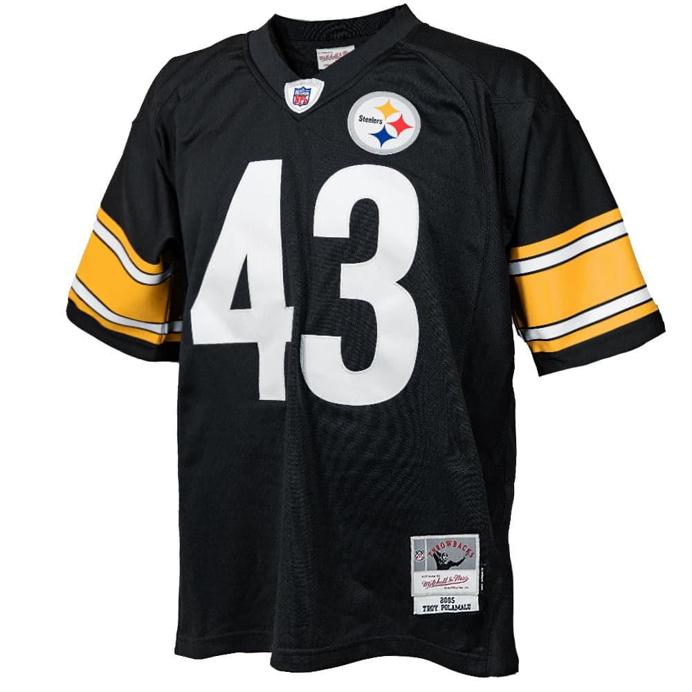 Mitchell And Ness Jerseys Troy Polamalu Pittsburgh Steelers Mitchell & Ness NFL 05 Legacy Jersey - Black