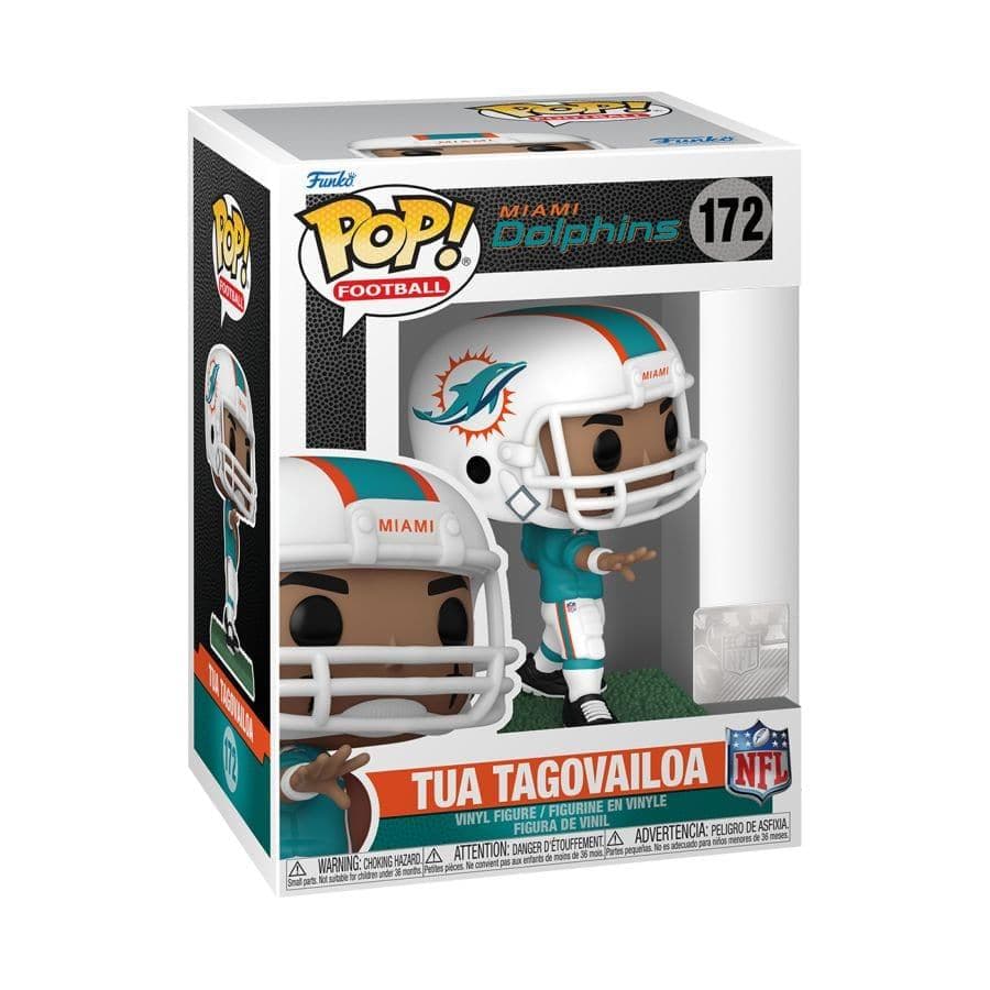 Funko Figures Tua Tagovailoa Miami Dolphins Funko NFL Pop Vinyl Figure - Aqua