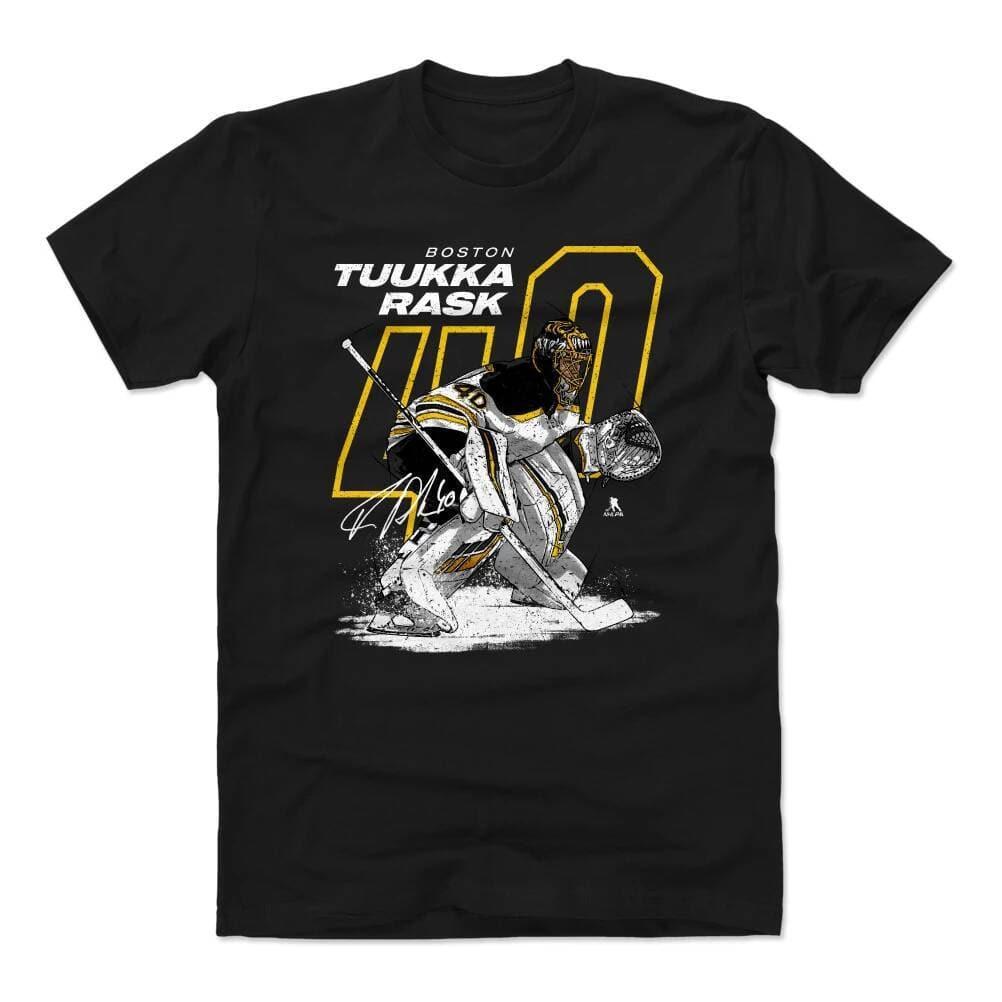 500 Level T-Shirts Tuukka Rask Boston Bruins 500 Level NHL Offset T-Shirt - Black