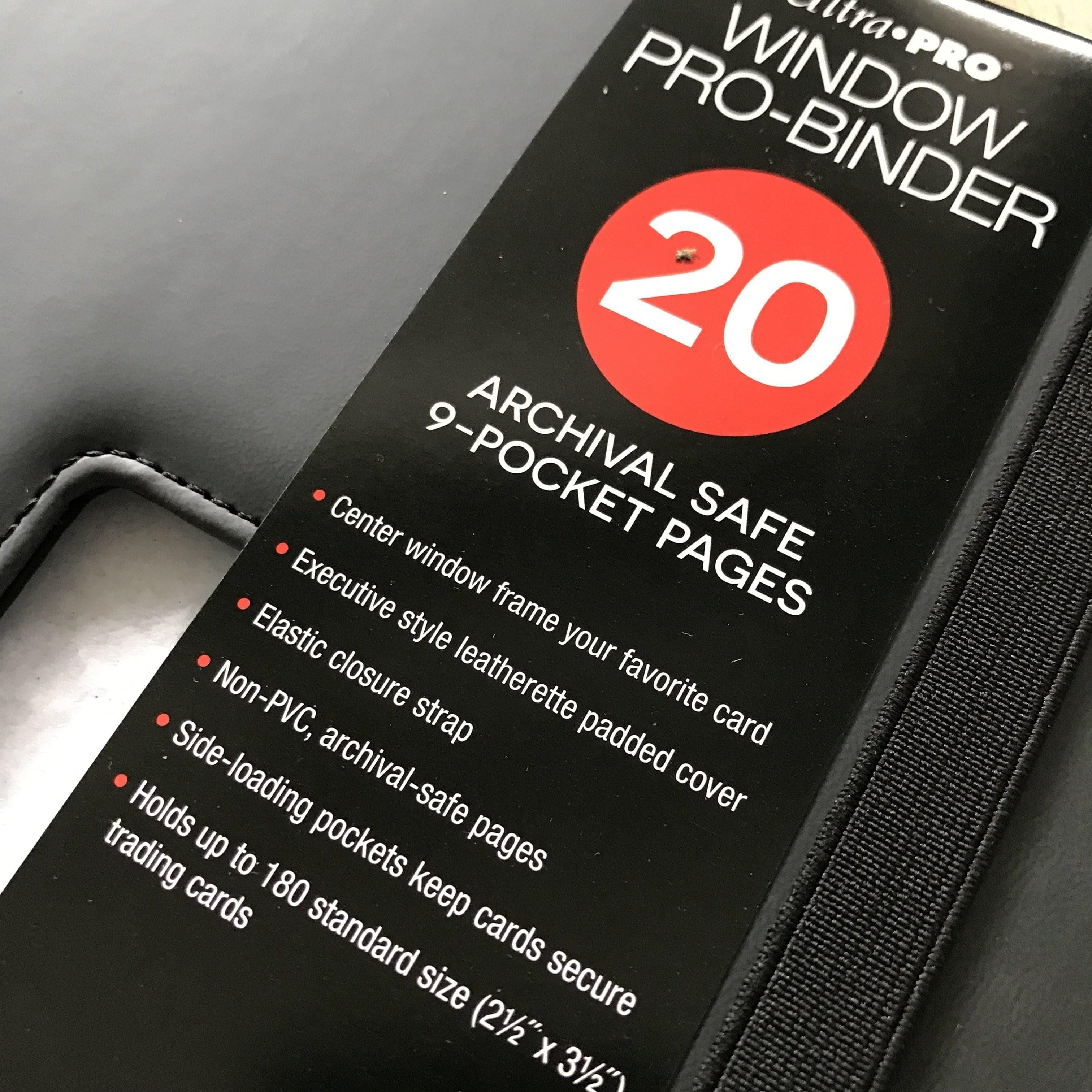 Ultra Pro Cards Ultra Pro Trading Card Window Premium 180 Card PRO-Binder - Black