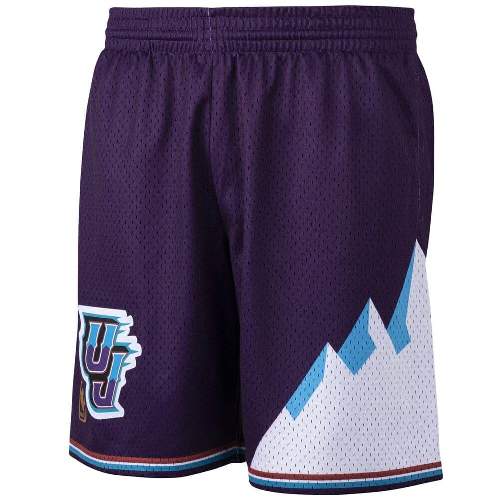 Mitchell And Ness Shorts Utah Jazz Mitchell & Ness NBA 96-97 Road Swingman Shorts - Purple