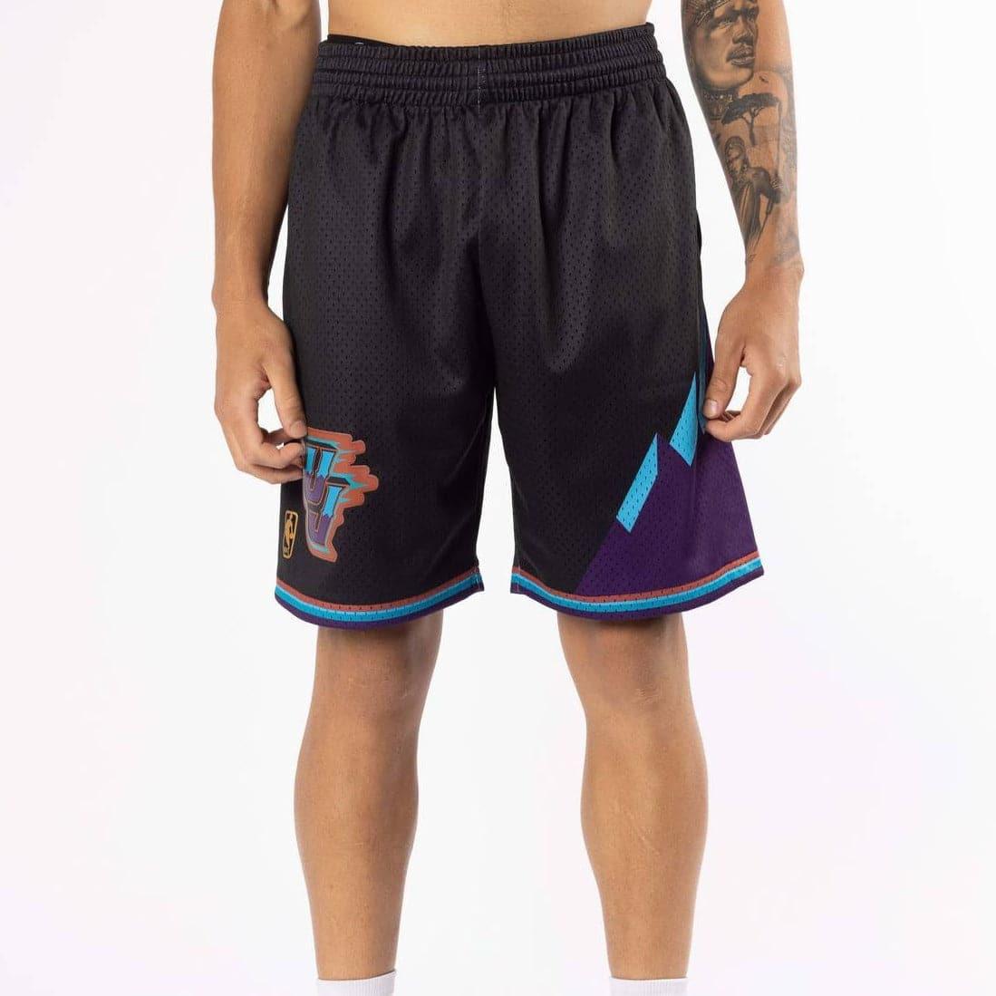 Mitchell And Ness Shorts Utah Jazz Mitchell & Ness NBA Reload 2.0 96-97 Swingman Shorts - Black