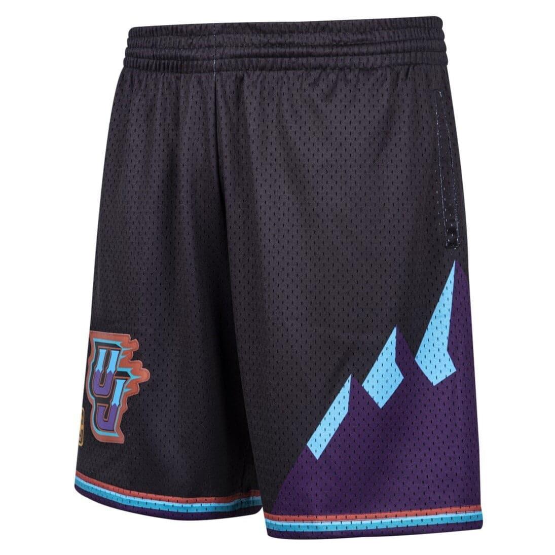 Mitchell And Ness Shorts Utah Jazz Mitchell & Ness NBA Reload 2.0 96-97 Swingman Shorts - Black