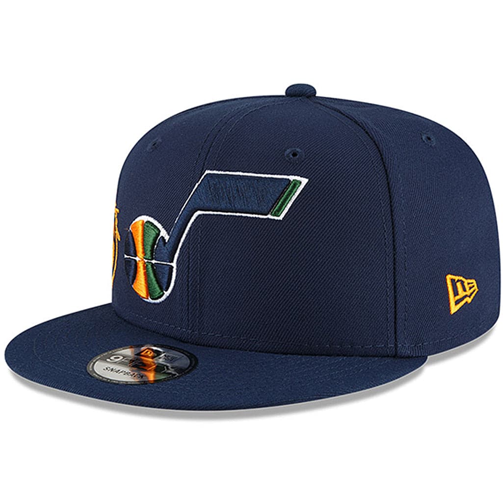 New Era Caps Utah Jazz New Era NBA 21-22 Back Half 9FIFTY Snapback Hat - Navy