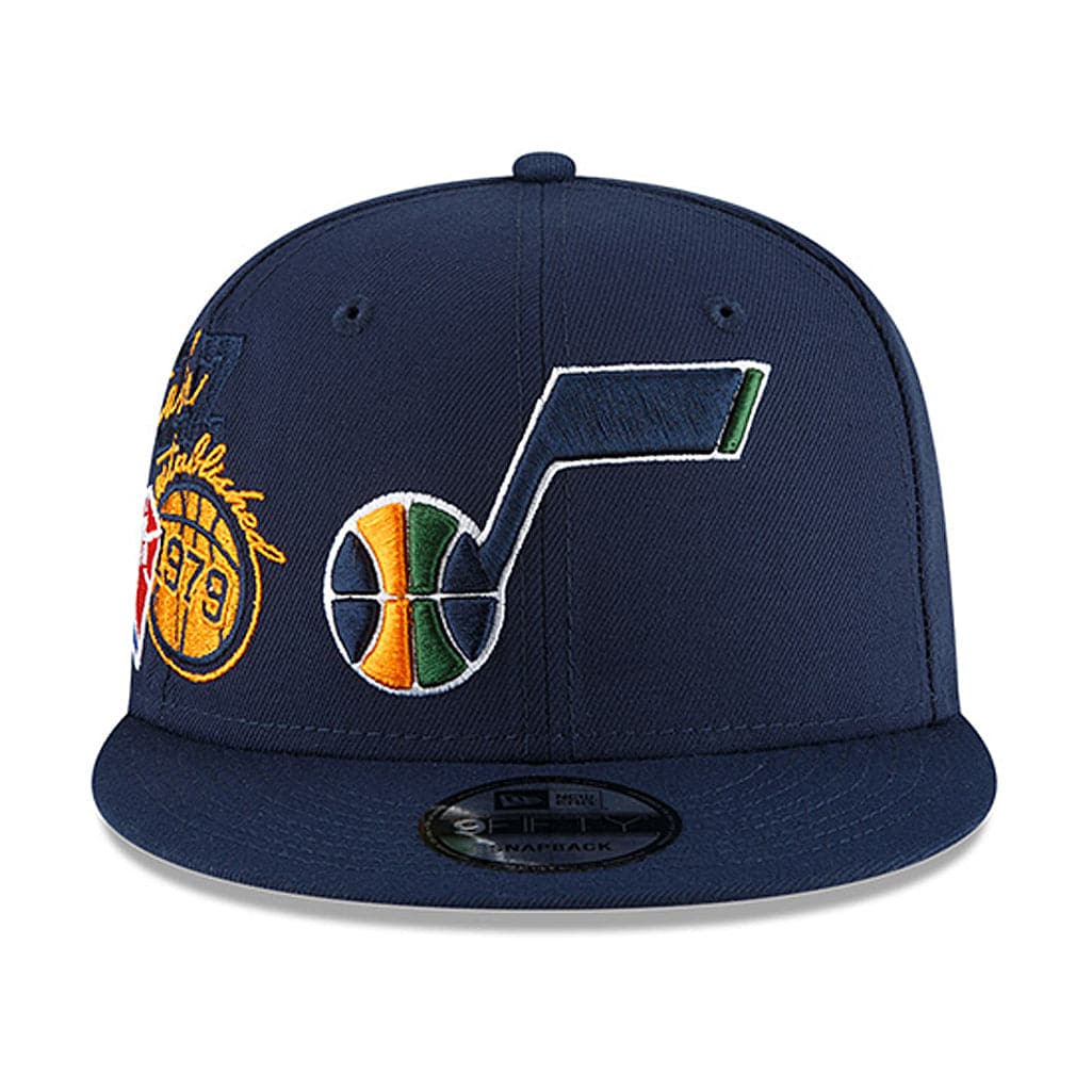 New Era Caps Utah Jazz New Era NBA 21-22 Back Half 9FIFTY Snapback Hat - Navy