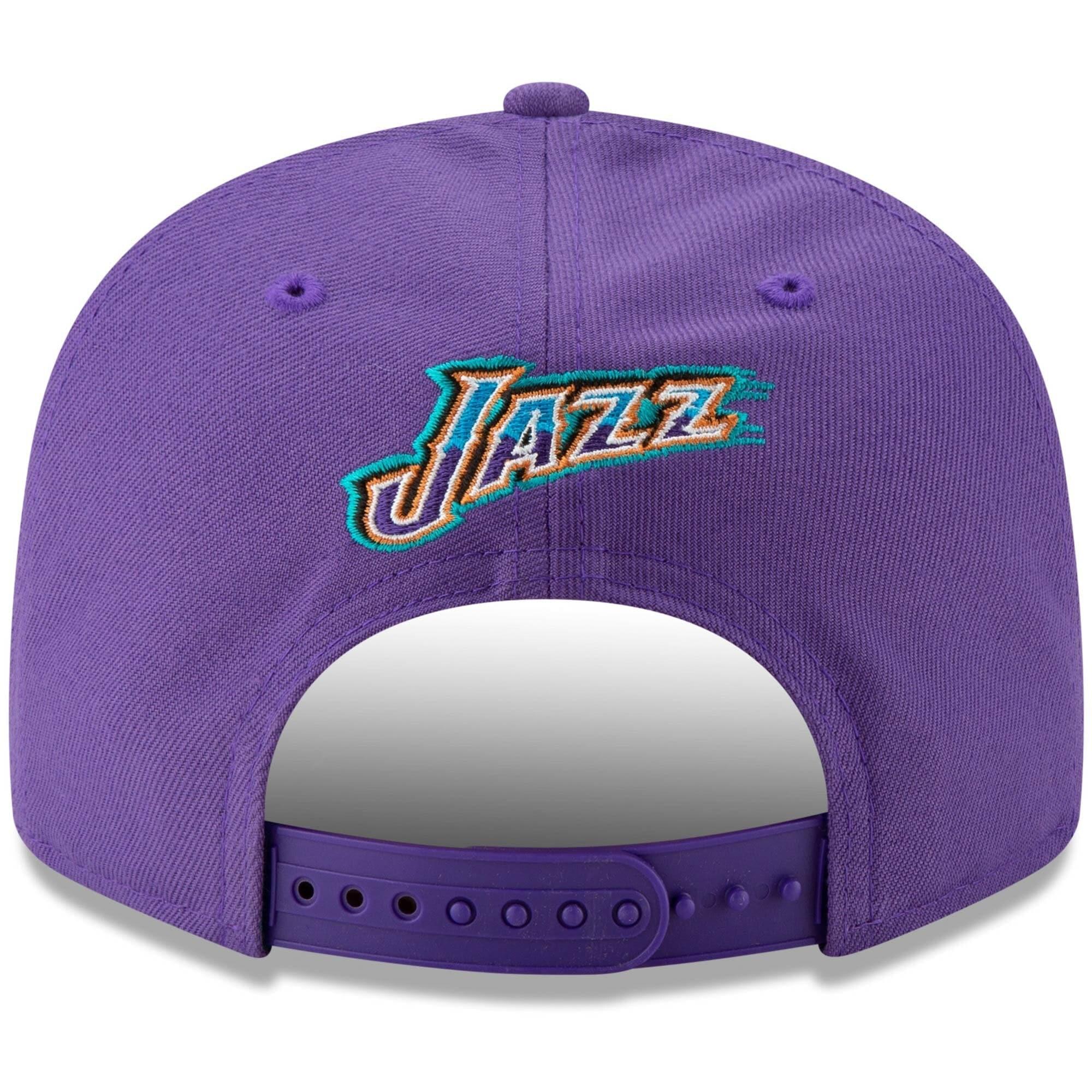 New Era Caps Utah Jazz New Era NBA Hardwood Classics Nights 9FIFTY Snapback Hat - Purple
