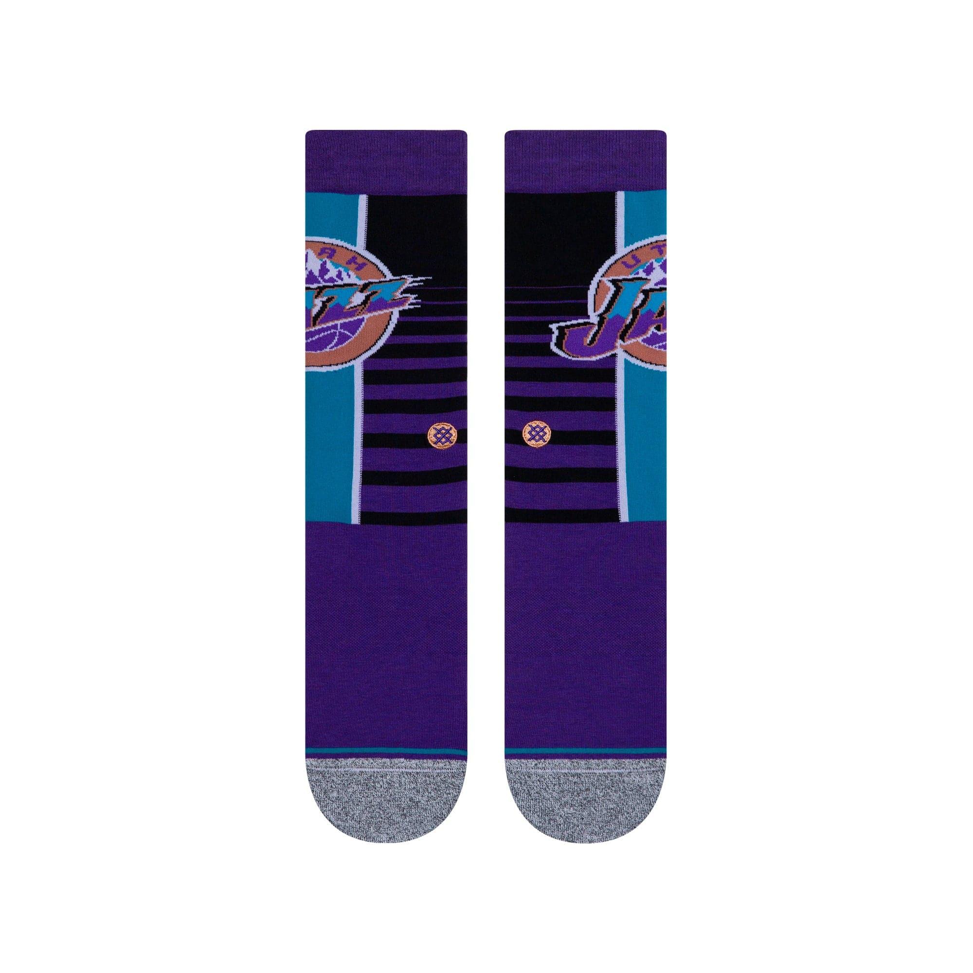 Stance Socks Utah Jazz Stance NBA HWC Retro Gradient Crew Socks - Purple