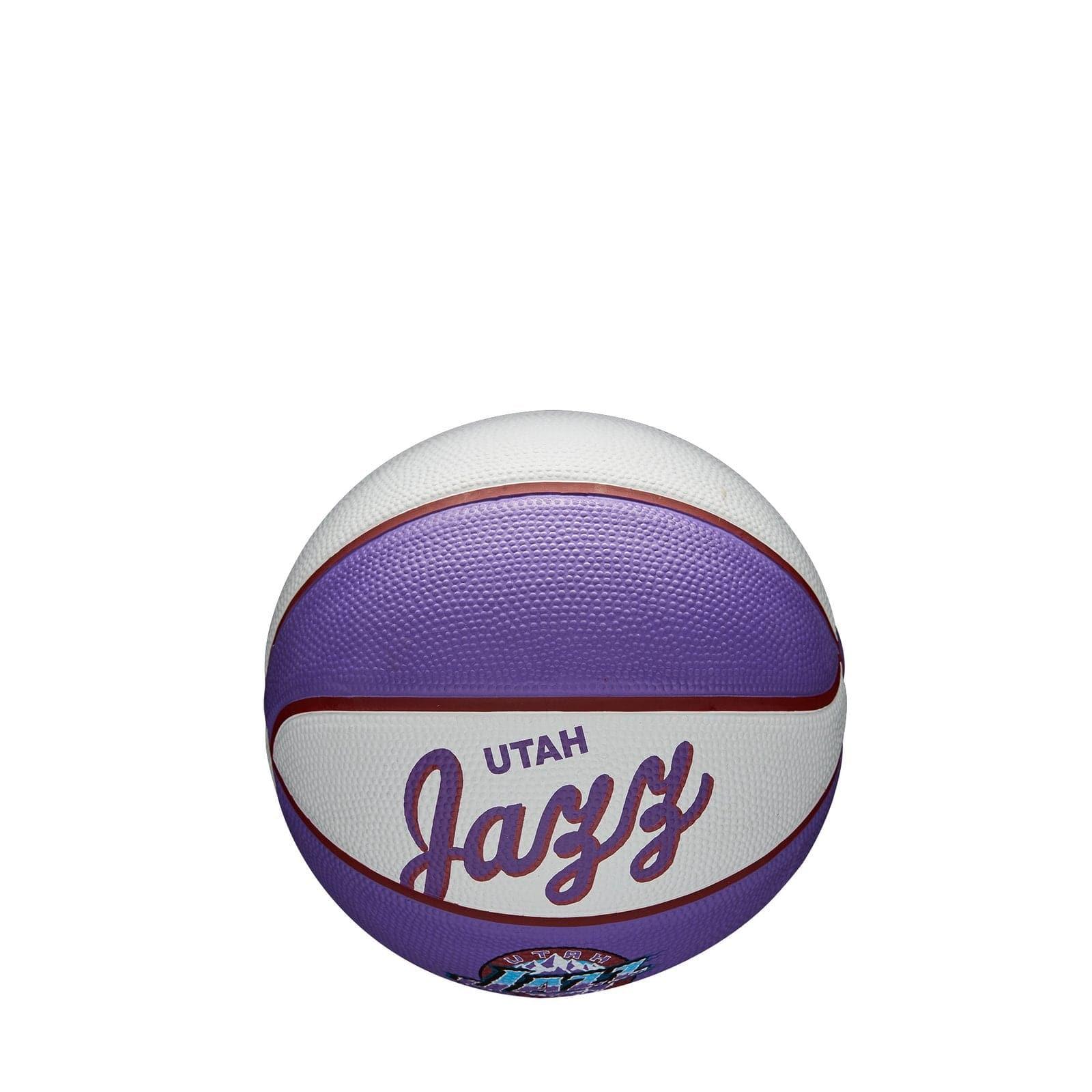 Wilson Sporting Goods Balls Utah Jazz Wilson NBA Team Retro Mini Outdoor Basketball Ball