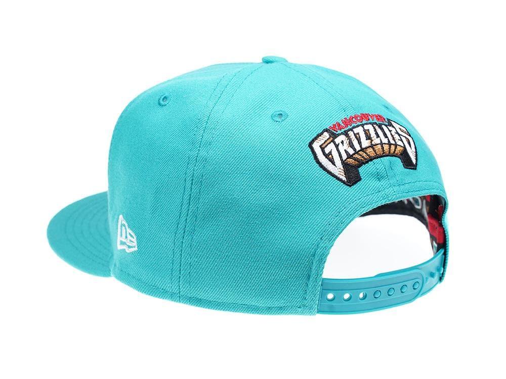 New Era Caps Vancouver Grizzlies New Era NBA Hardwood Classics Nights 9FIFTY Snapback Hat - Teal