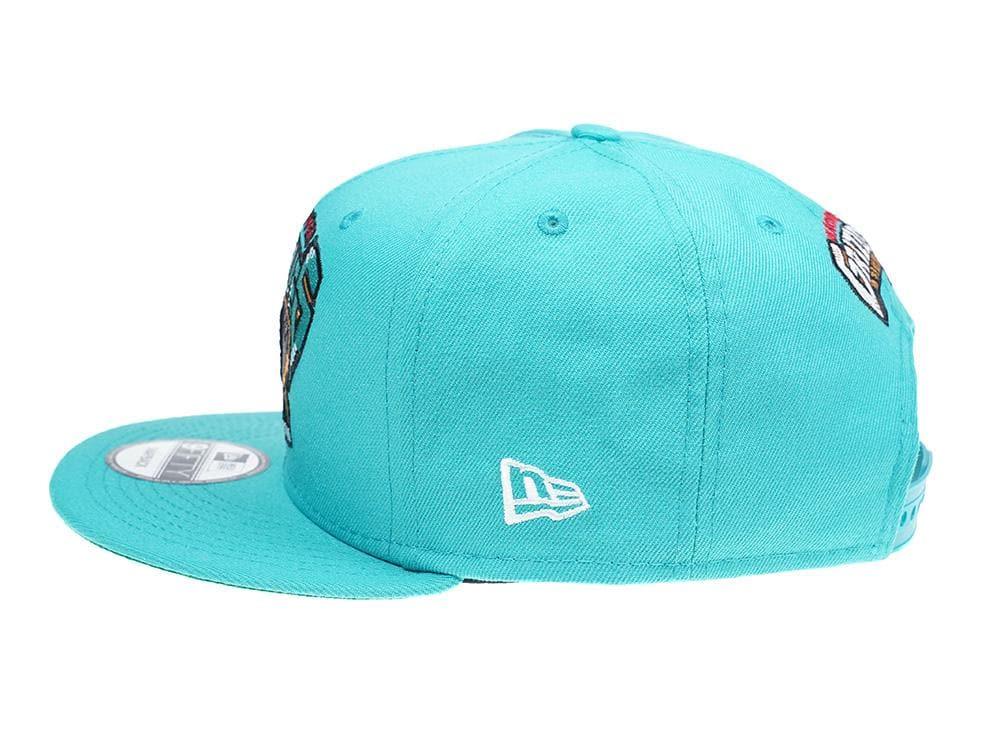 New Era Caps Vancouver Grizzlies New Era NBA Hardwood Classics Nights 9FIFTY Snapback Hat - Teal