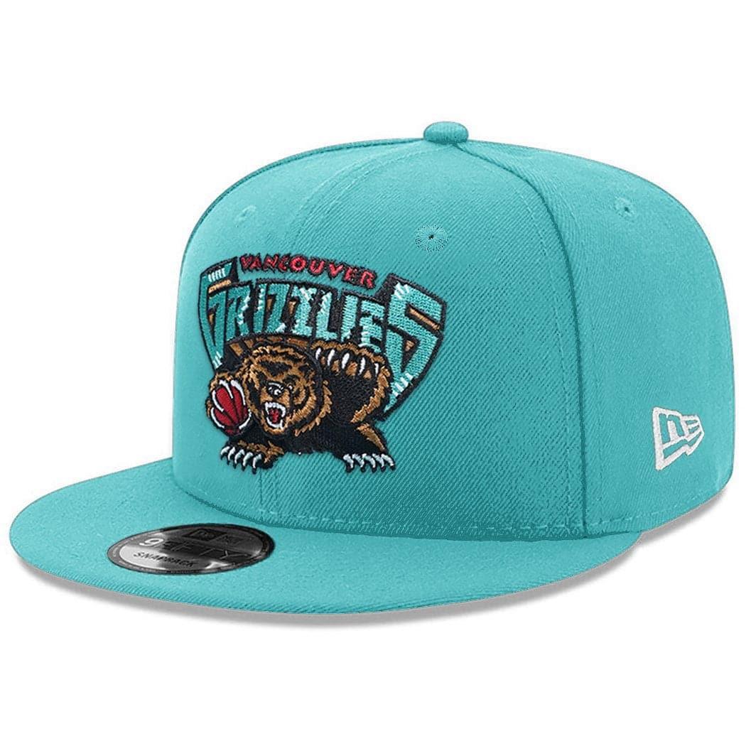 New Era Caps Vancouver Grizzlies New Era NBA Hardwood Classics Nights 9FIFTY Snapback Hat - Teal