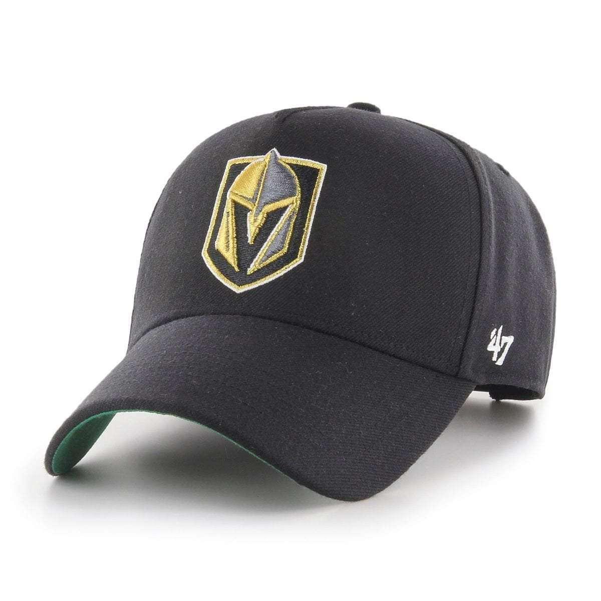 47 Brand Caps Vegas Golden Knights ‘47 NHL Team MVP DT Pinch Curve Snapback Hat - Black