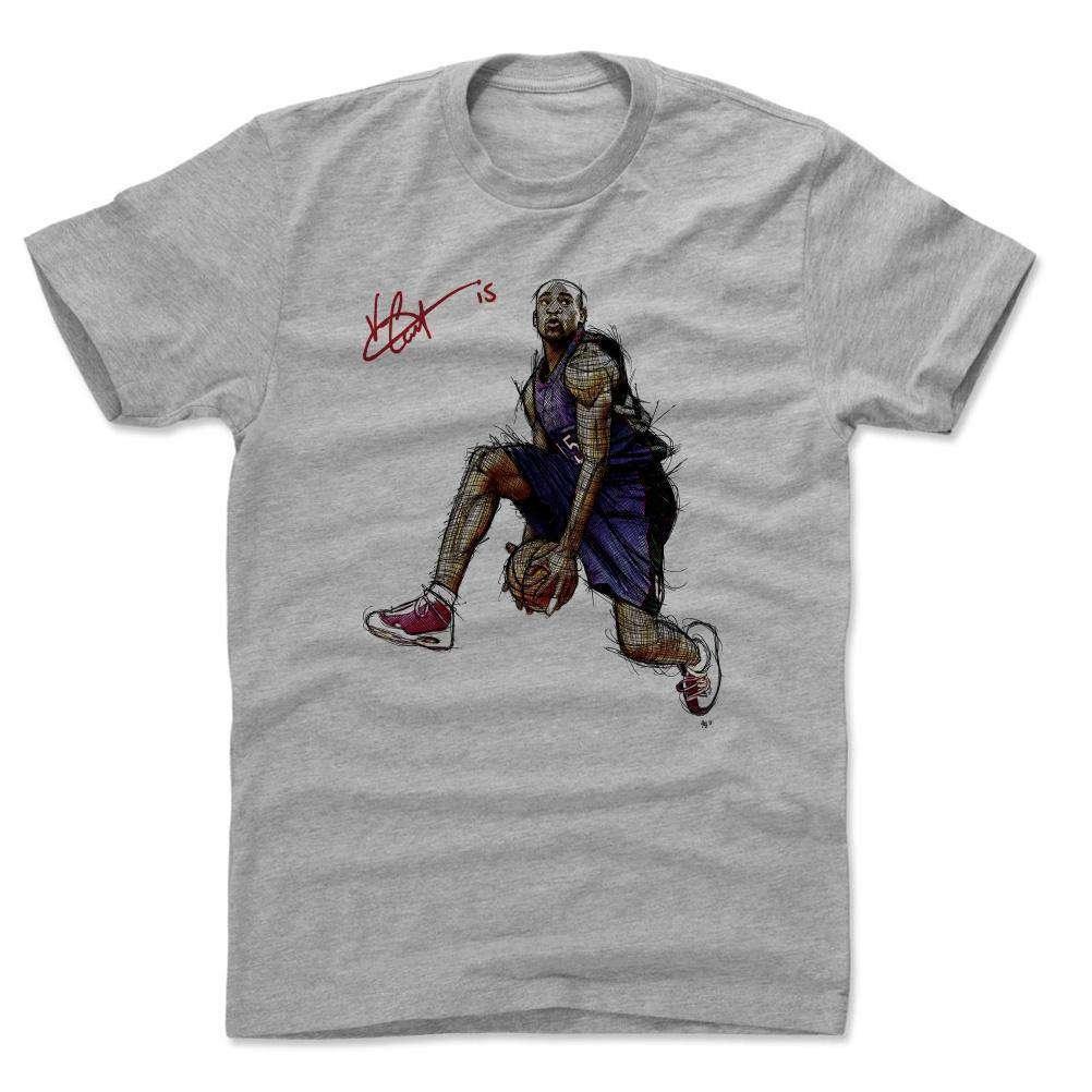 500 Level T-Shirts Vince Carter Toronto Raptors 500 Level NBA It's Over T-Shirt - Grey