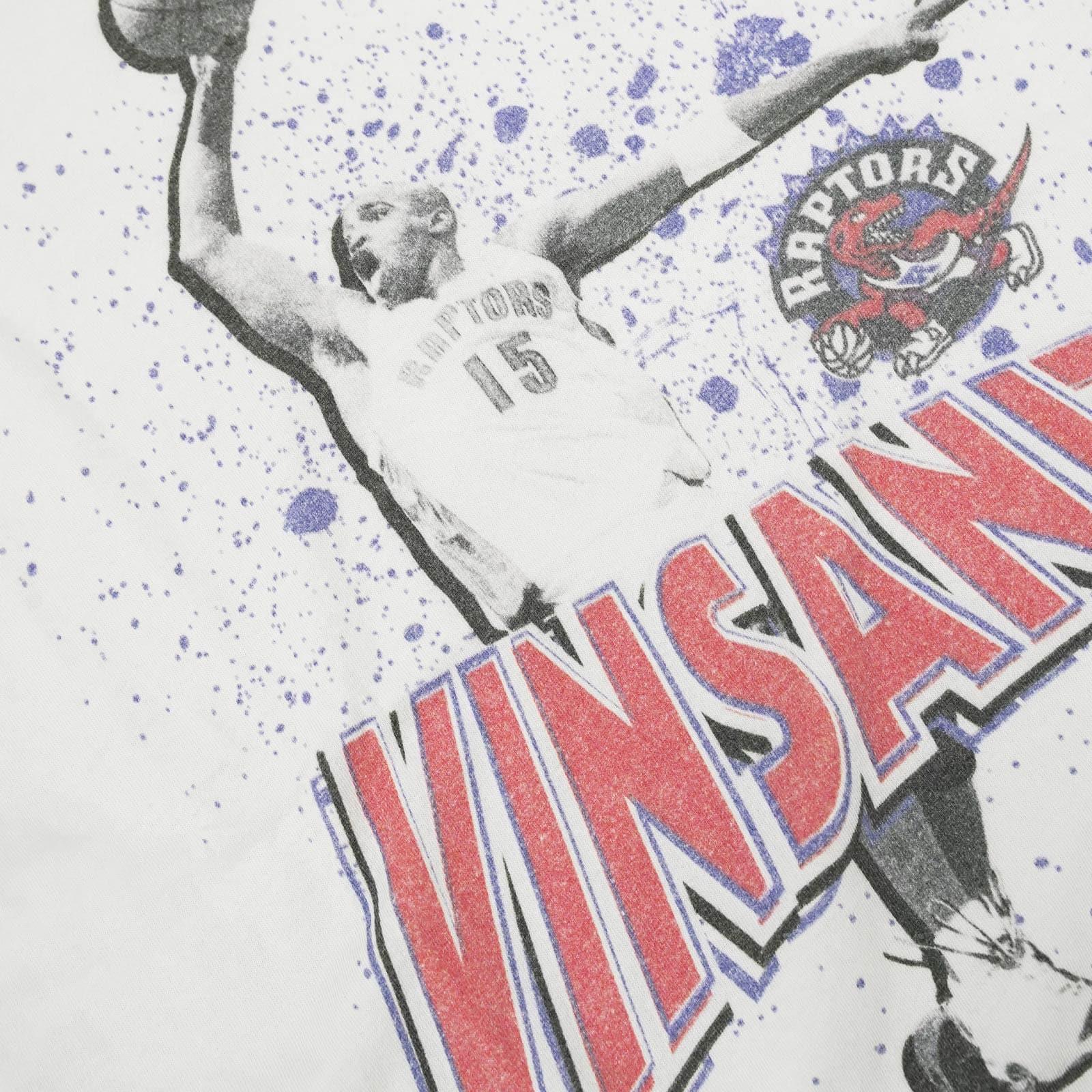 Mitchell And Ness T-Shirts Vince Carter Toronto Raptors Mitchell & Ness NBA Vinsanity Vintage T-Shirt - Vintage White