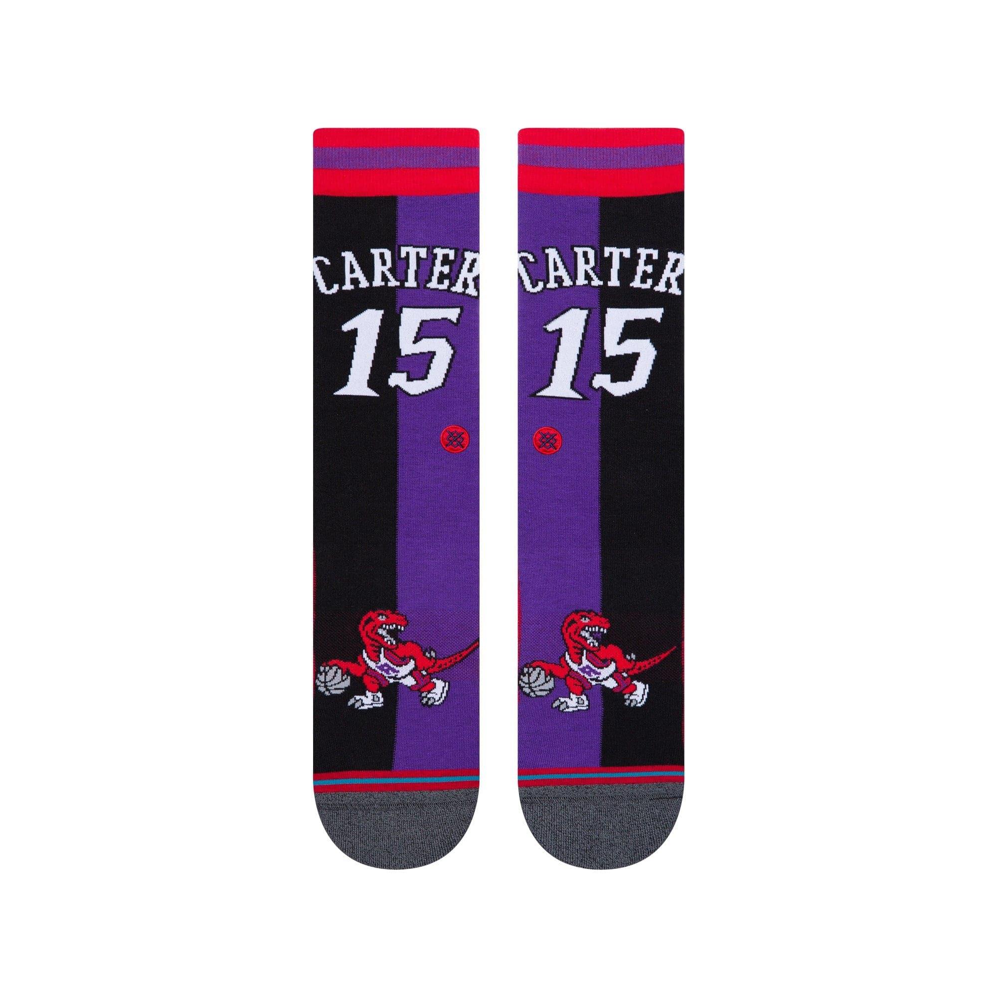 Stance Socks Vince Carter Toronto Raptors Stance NBA HWC Legends Jersey Crew Socks