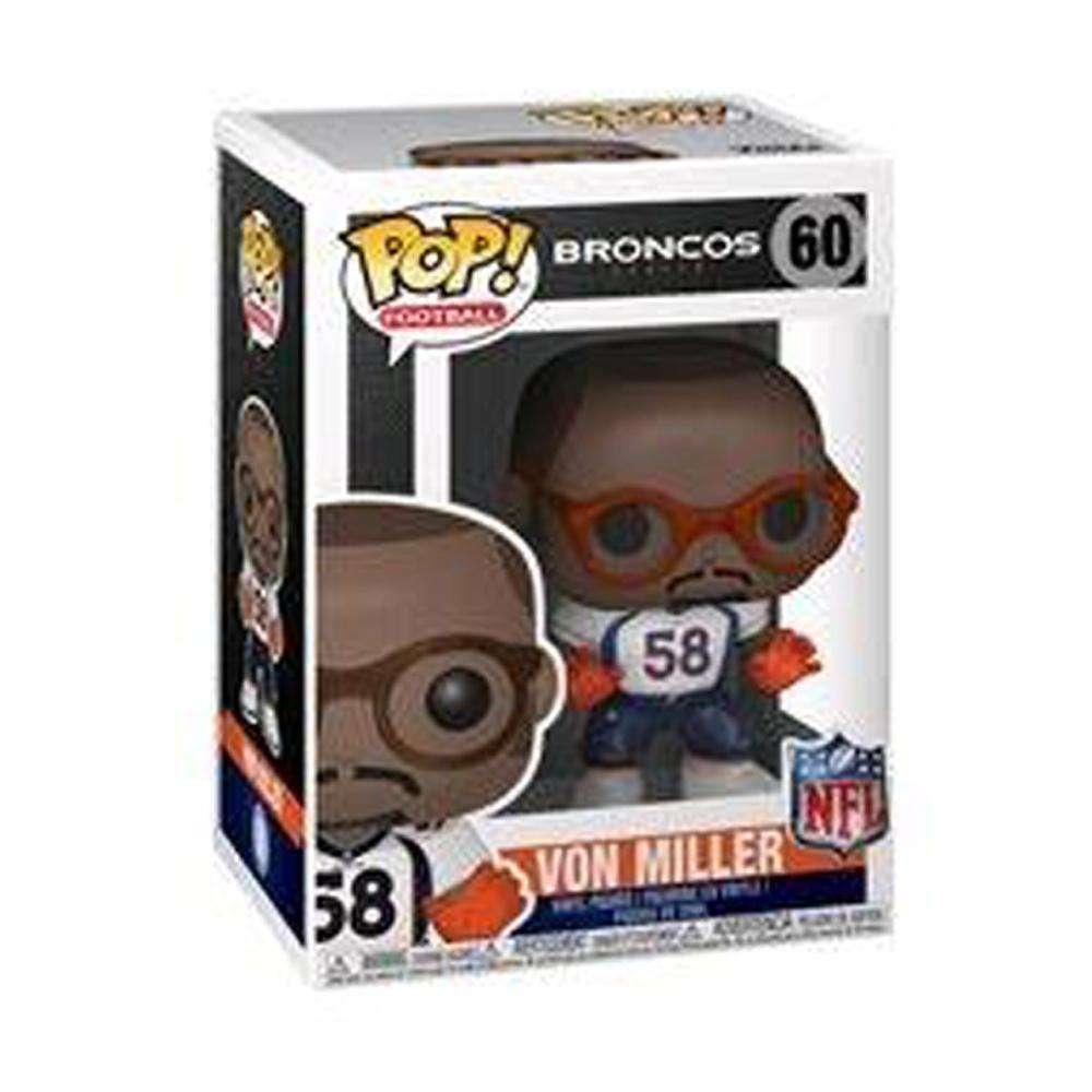 Funko Figures Von Miller Denver Broncos NFL Funko Pop Vinyl 3.75" Figure - White