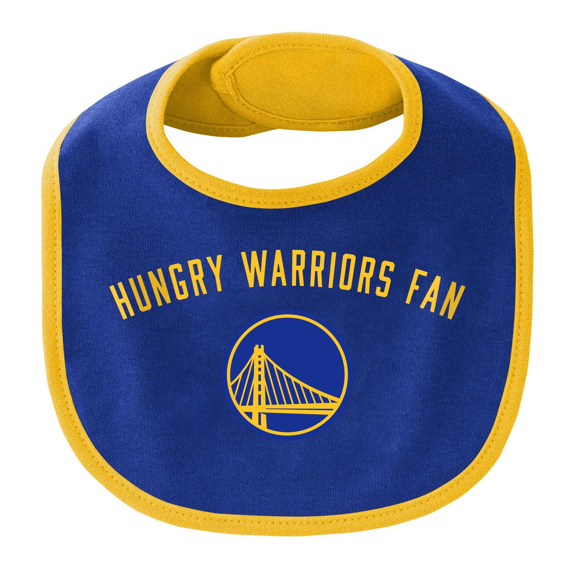 Newborns Golden State Warriors Outerstuff NBA Rebound Creeper Bib & Bootie Set - Blue
