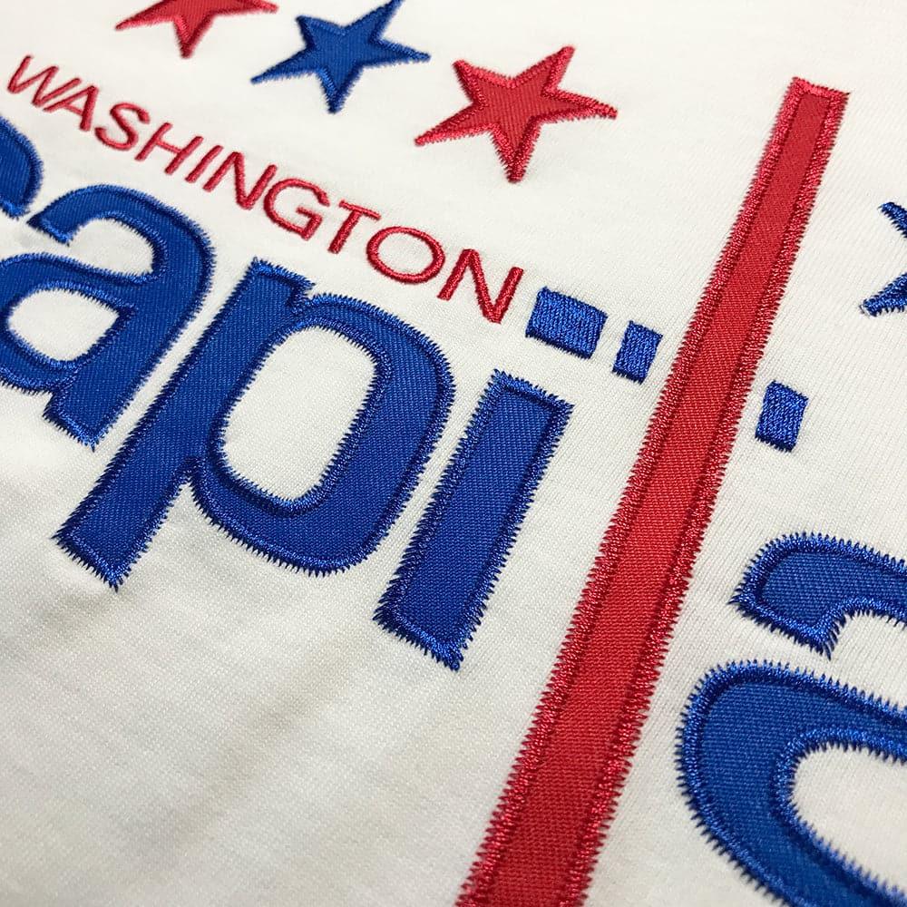 Majestic Athletic Jerseys Washington Capitals Majestic NHL Heavyweight Throwback Replica Jersey - Off White