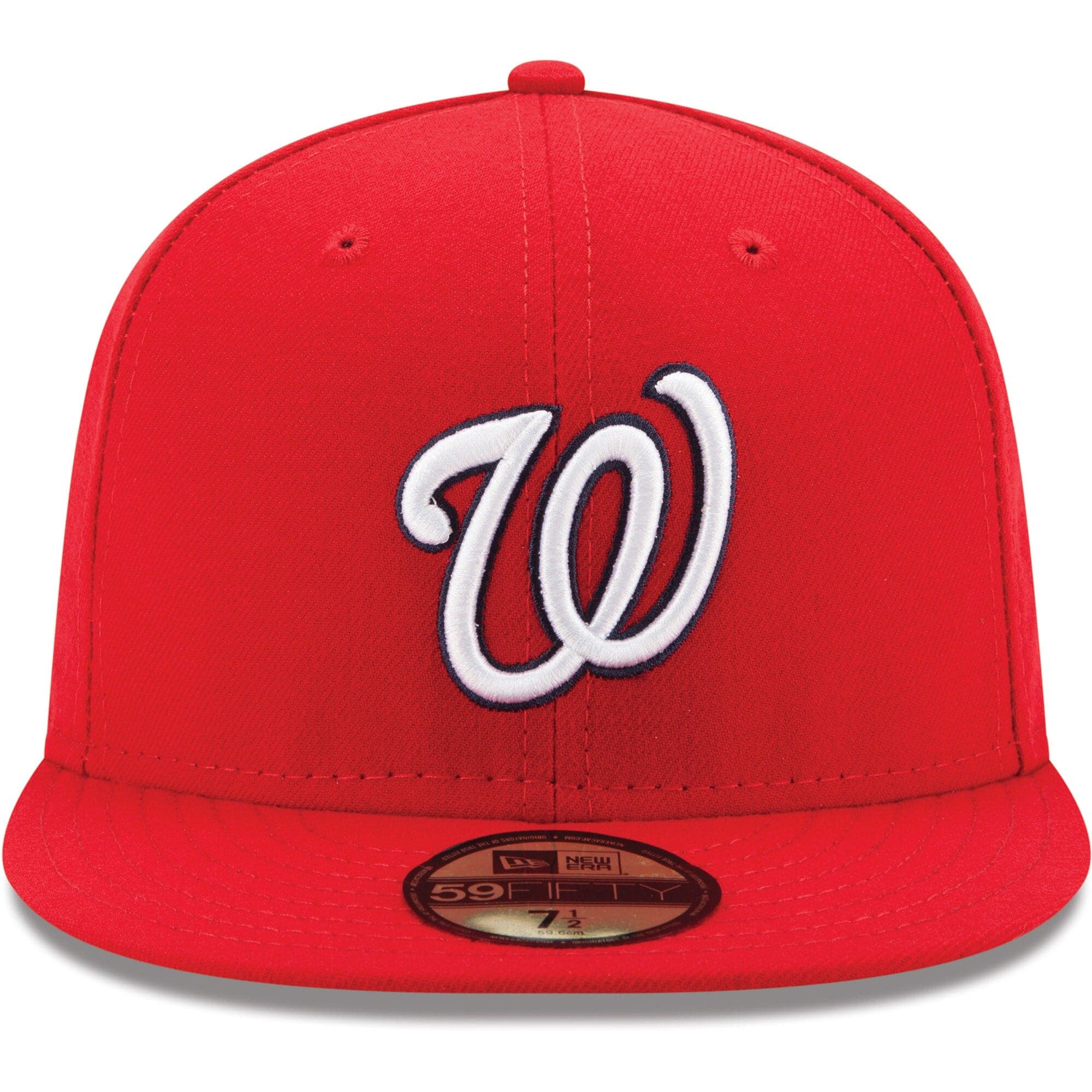 New Era Caps Washington Nationals New Era MLB AC On-Field Game 59FIFTY Fitted Hat - Red