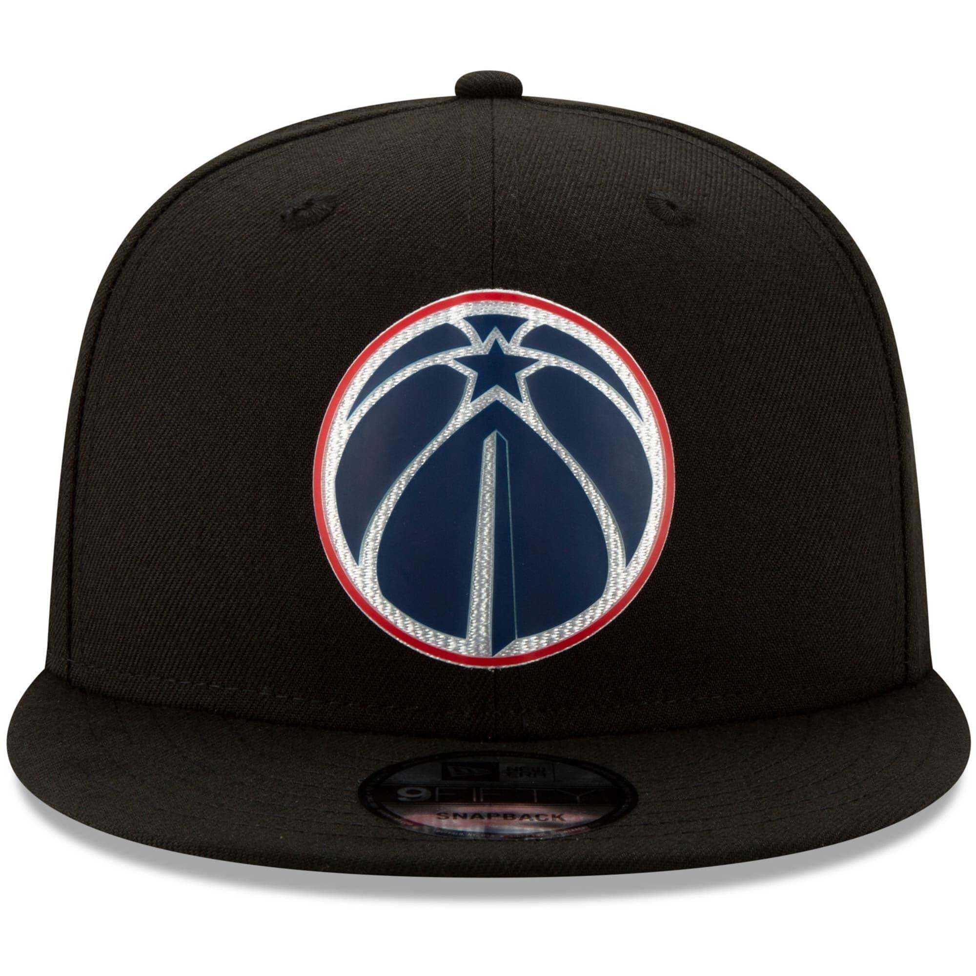 New Era Caps Washington Wizards New Era NBA 2020 Back Half 9FIFTY Snapback Hat - Black