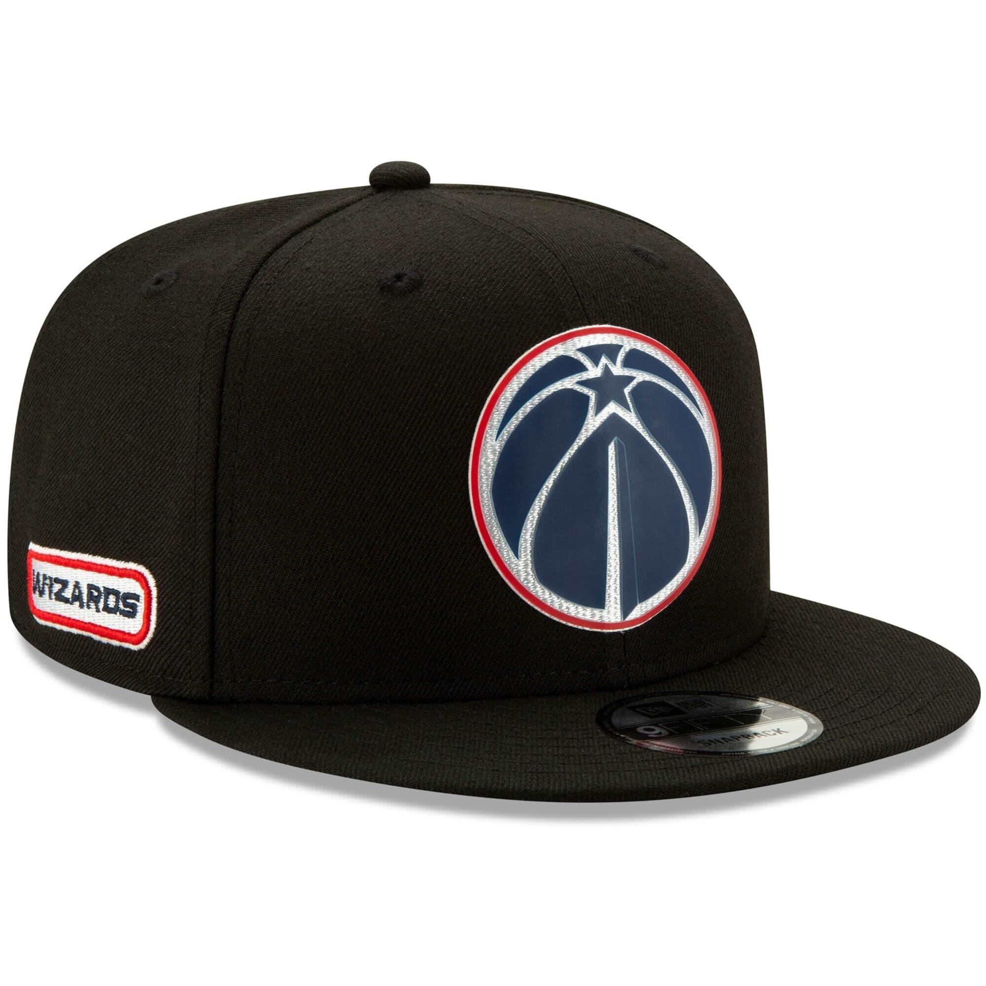 New Era Caps Washington Wizards New Era NBA 2020 Back Half 9FIFTY Snapback Hat - Black
