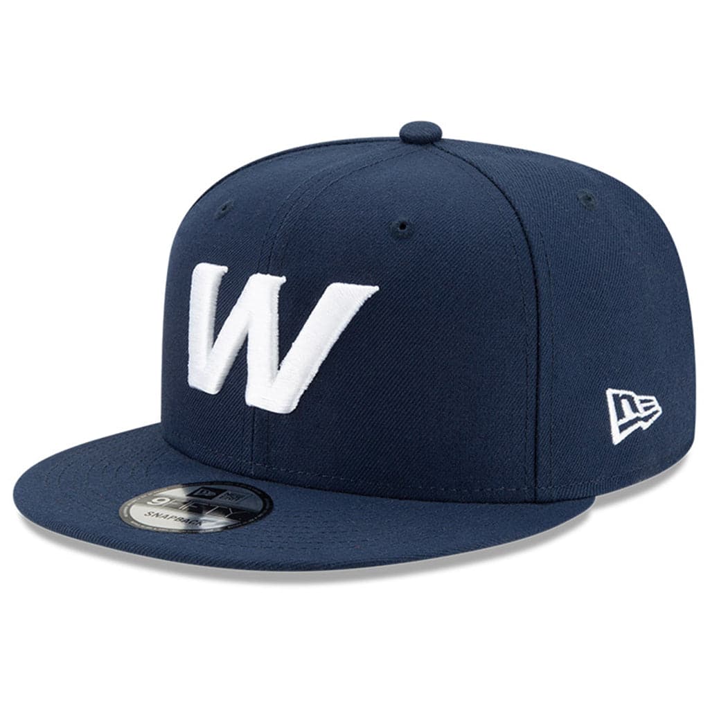 New Era Caps Washington Wizards New Era NBA Ligature 9FIFTY Snapback Hat - Navy
