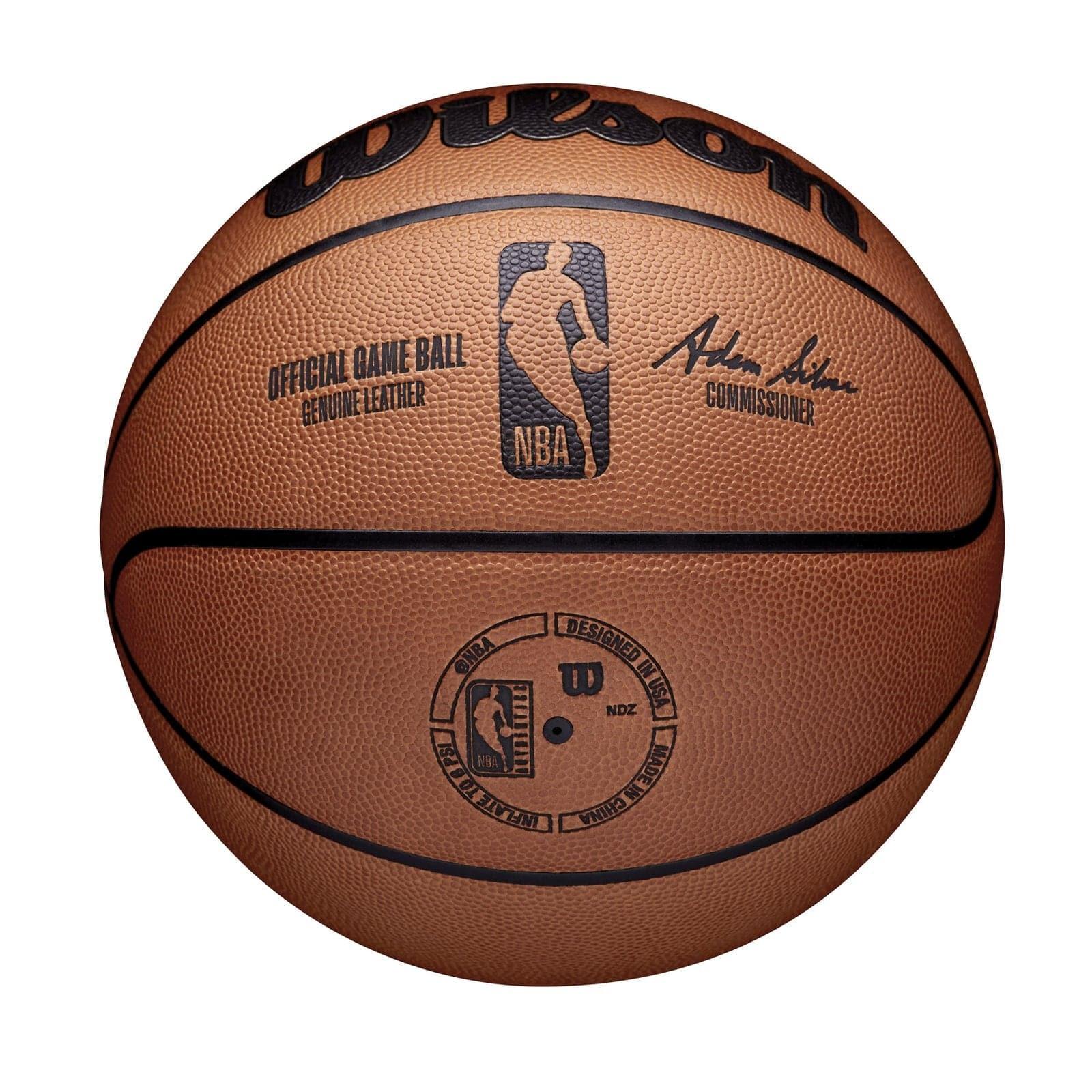 Wilson Sporting Goods Balls Wilson NBA Authentic Official Full Size Game Basketball Ball - Orange