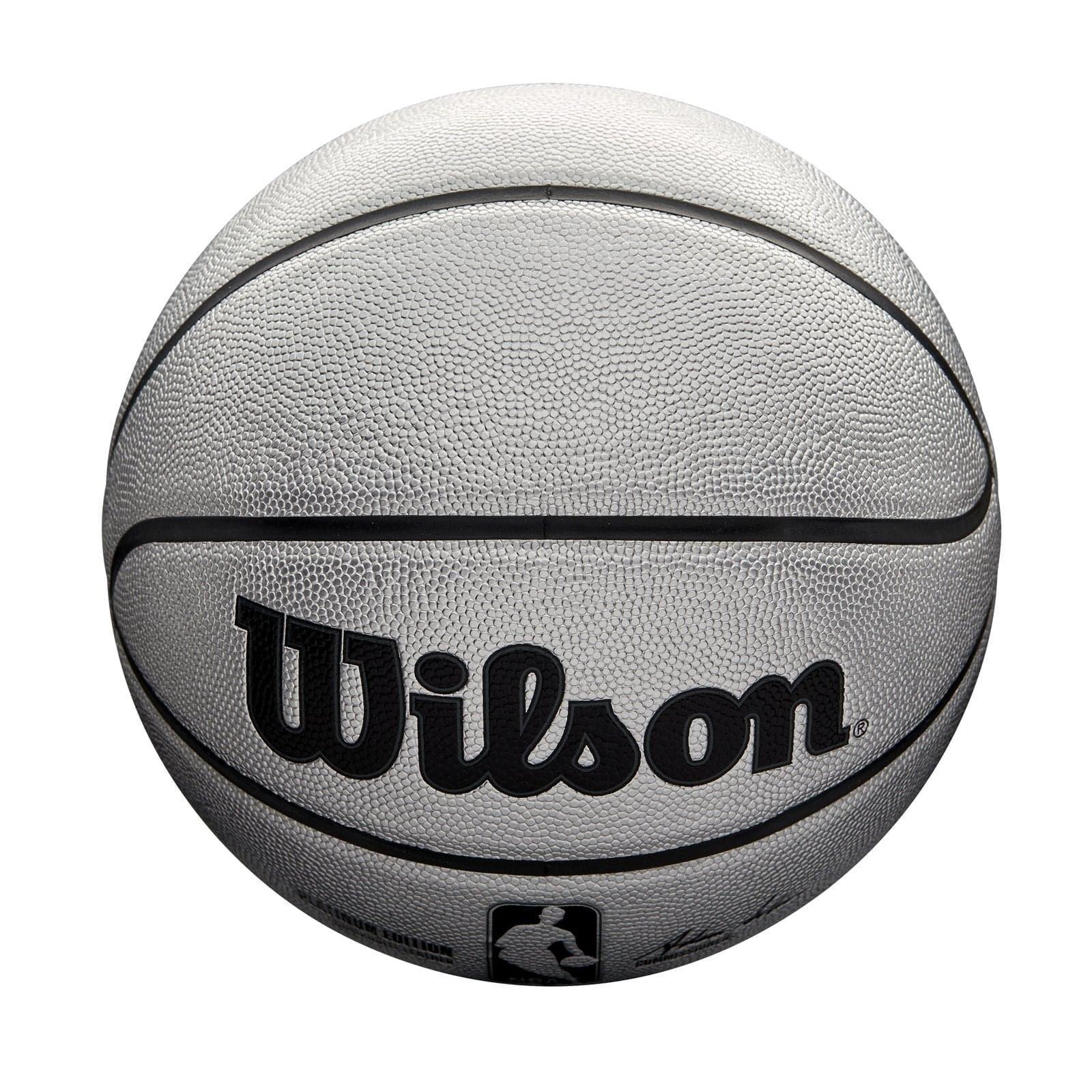Wilson Sporting Goods Balls Wilson NBA Platinum Boxed Full Size Basketball Ball - Silver