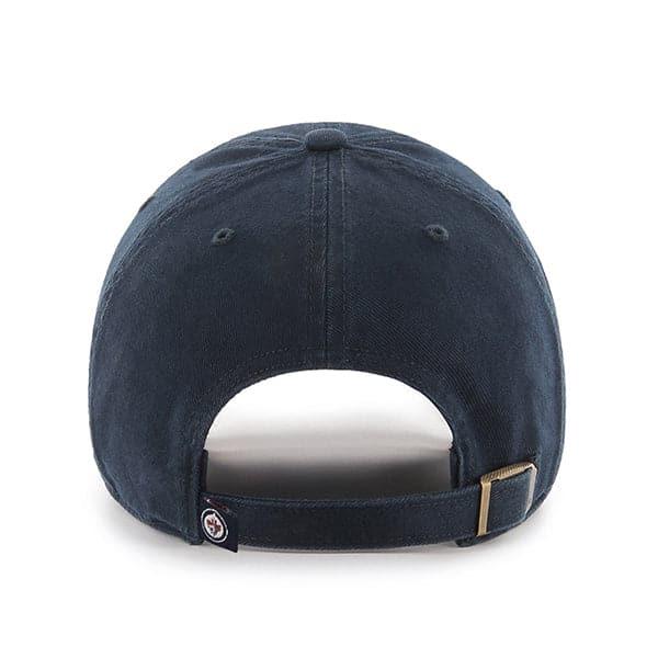 47 Brand Caps Winnipeg Jets '47 NHL Team Clean Up Adjustable Strapback Hat - Navy