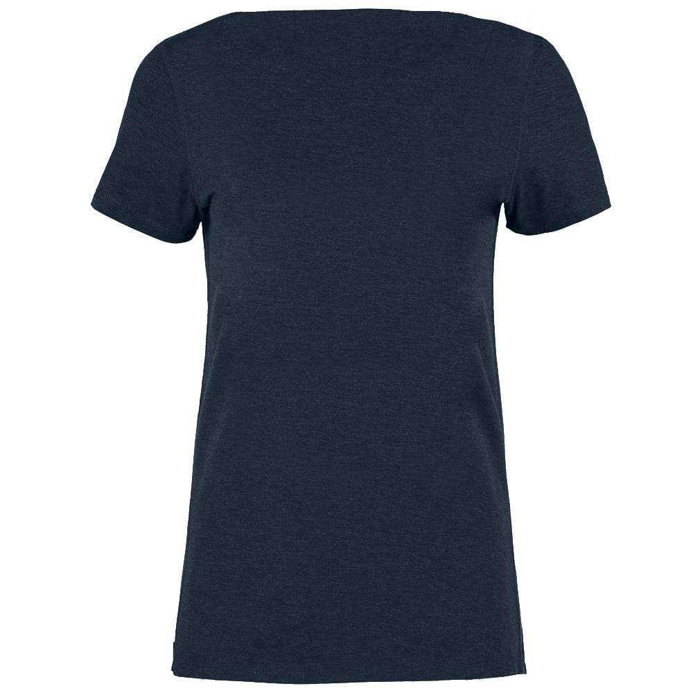 47 Brand T-Shirts Womens Boston Red Sox '47 MLB Wordmark Club Scoop T-Shirt - Navy Marle