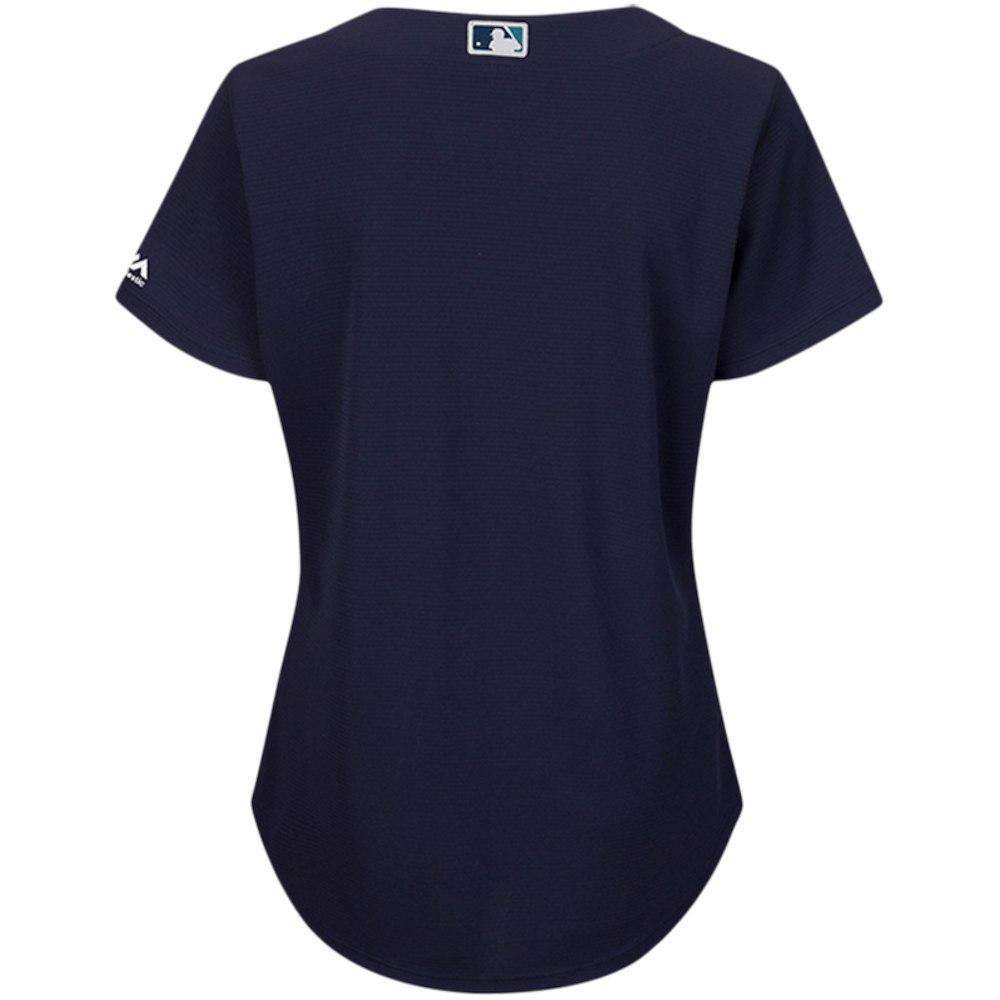 Majestic Athletic Jerseys Womens Boston Red Sox Majestic MLB AC Cool Base Replica Jersey - Navy