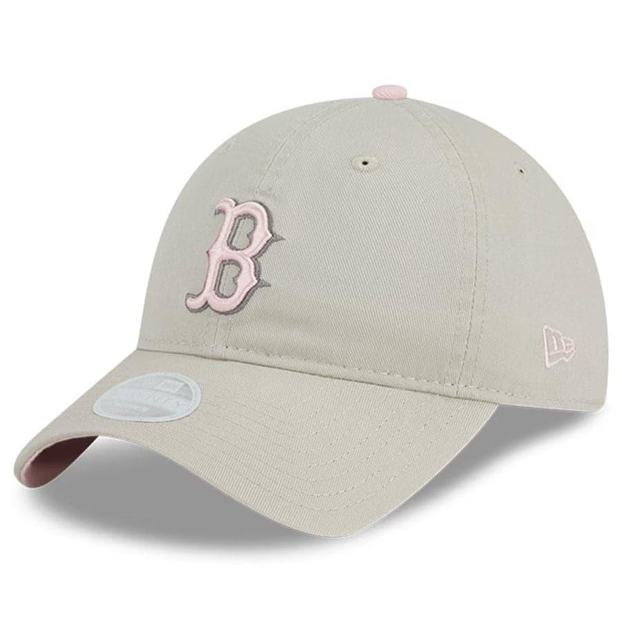 New Era Caps Womens Womens Boston Red Sox New Era MLB 23 Mothers Day 9TWENTY Hat - Stone