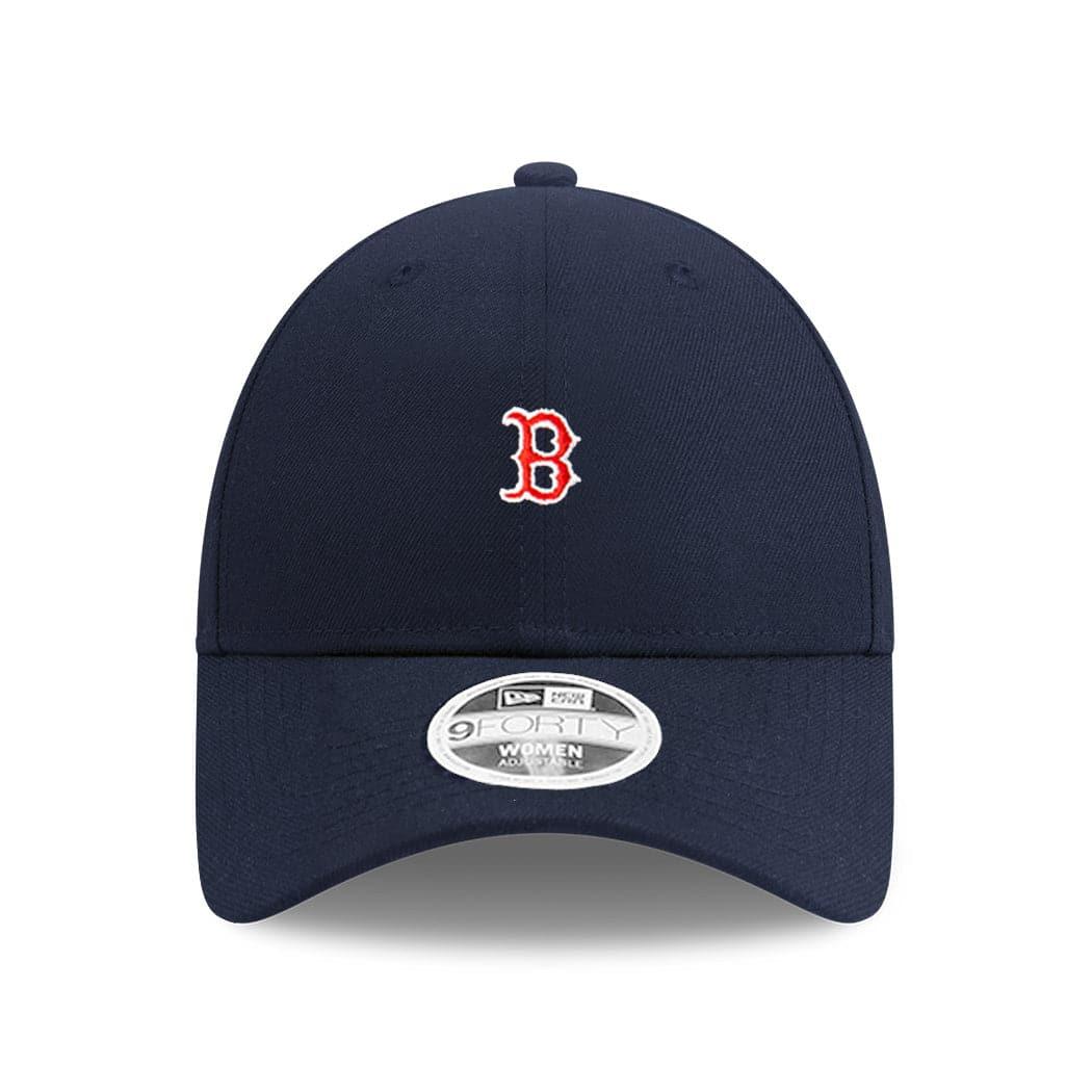 New Era Caps Womens Boston Red Sox New Era MLB Washed Mini 9FORTY Curve Hat - Navy