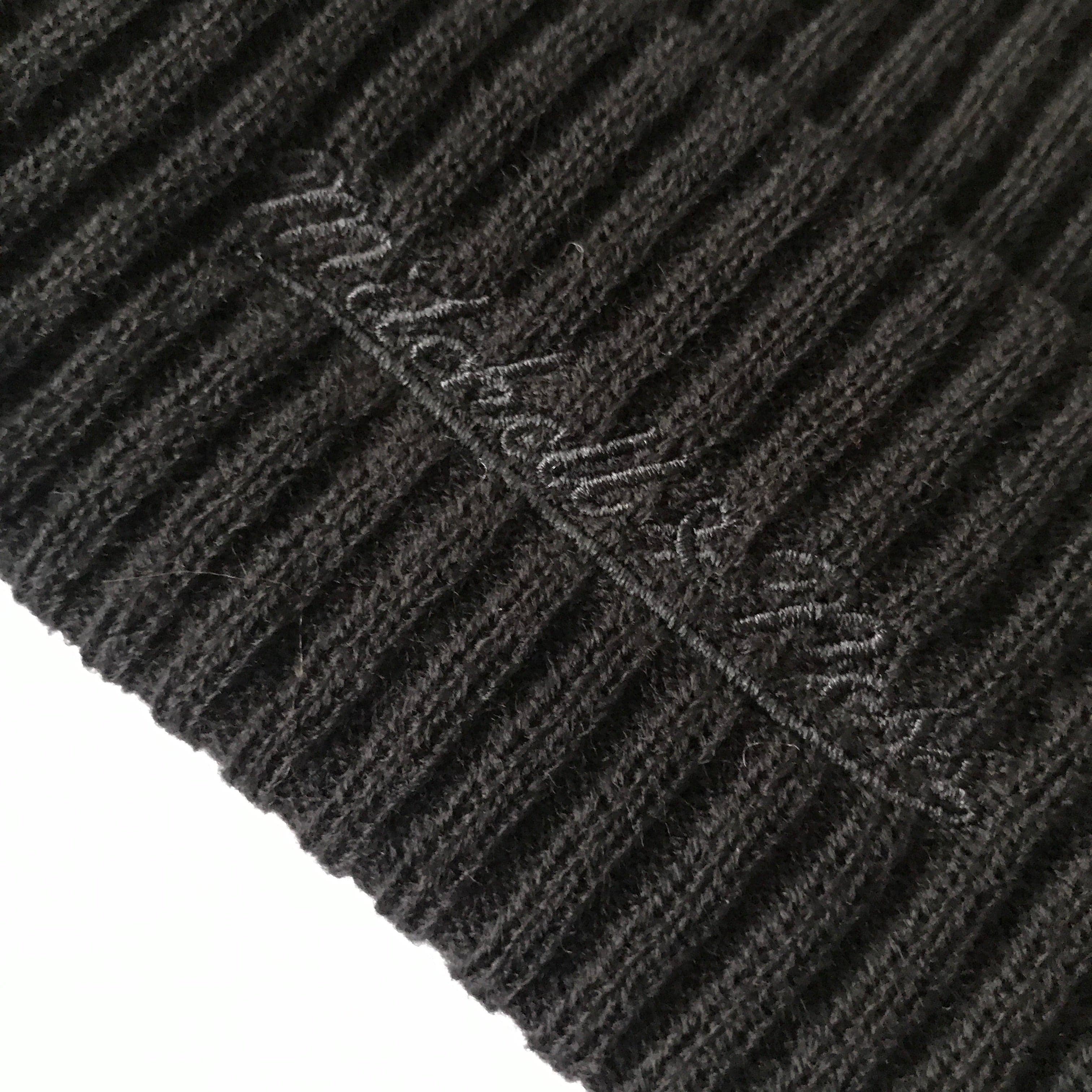 Mitchell And Ness Beanies Womens Chicago Bulls Mitchell & Ness NBA Baseplate Knit Beanie - Black