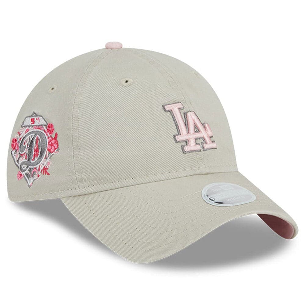 New Era Caps Womens Womens Los Angeles Dodgers New Era MLB 23 Mothers Day 9TWENTY Hat - Stone