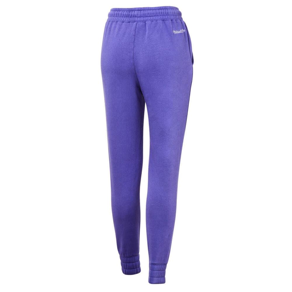 Mitchell And Ness Pants Womens Los Angeles Lakers Mitchell & Ness NBA Logo Vintage Track Pants - Purple