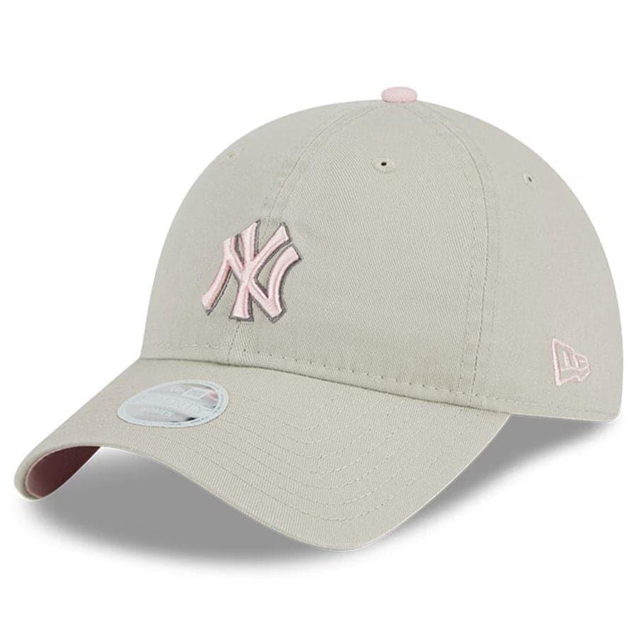 New Era Caps Womens Womens New York Yankees New Era MLB 23 Mothers Day 9TWENTY Hat - Stone