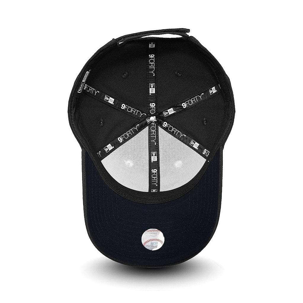 New Era Caps Womens New York Yankees New Era MLB Black & White Diamond Era 9FORTY Curve Hat