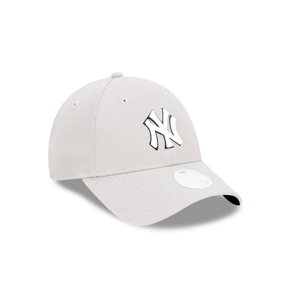 New Era Caps Womens New York Yankees New Era MLB Grey Pop 9FORTY Hat - Grey