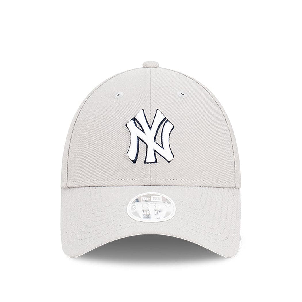 New Era Caps Womens New York Yankees New Era MLB Grey Pop 9FORTY Hat - Grey