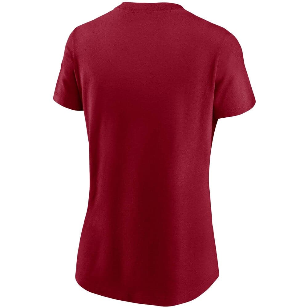 Nike T-Shirts Womens San Francisco 49ers Nike NFL Logo Essential T-Shirt - Gym Red